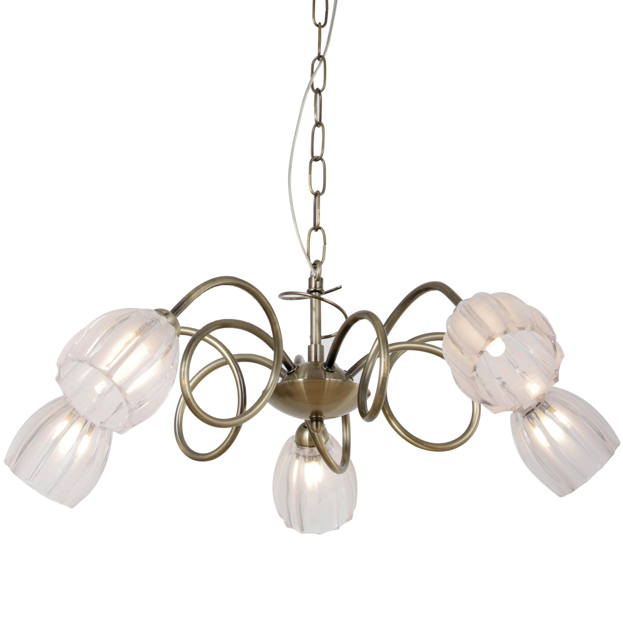 Lustre en métal doré Lustre en métal doré
