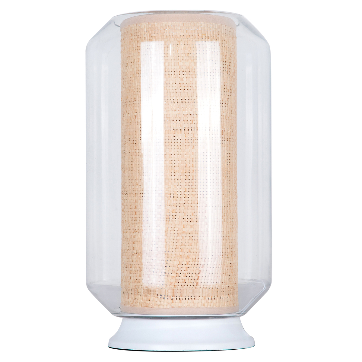 Lampe en verre naturel Lampe en verre naturel