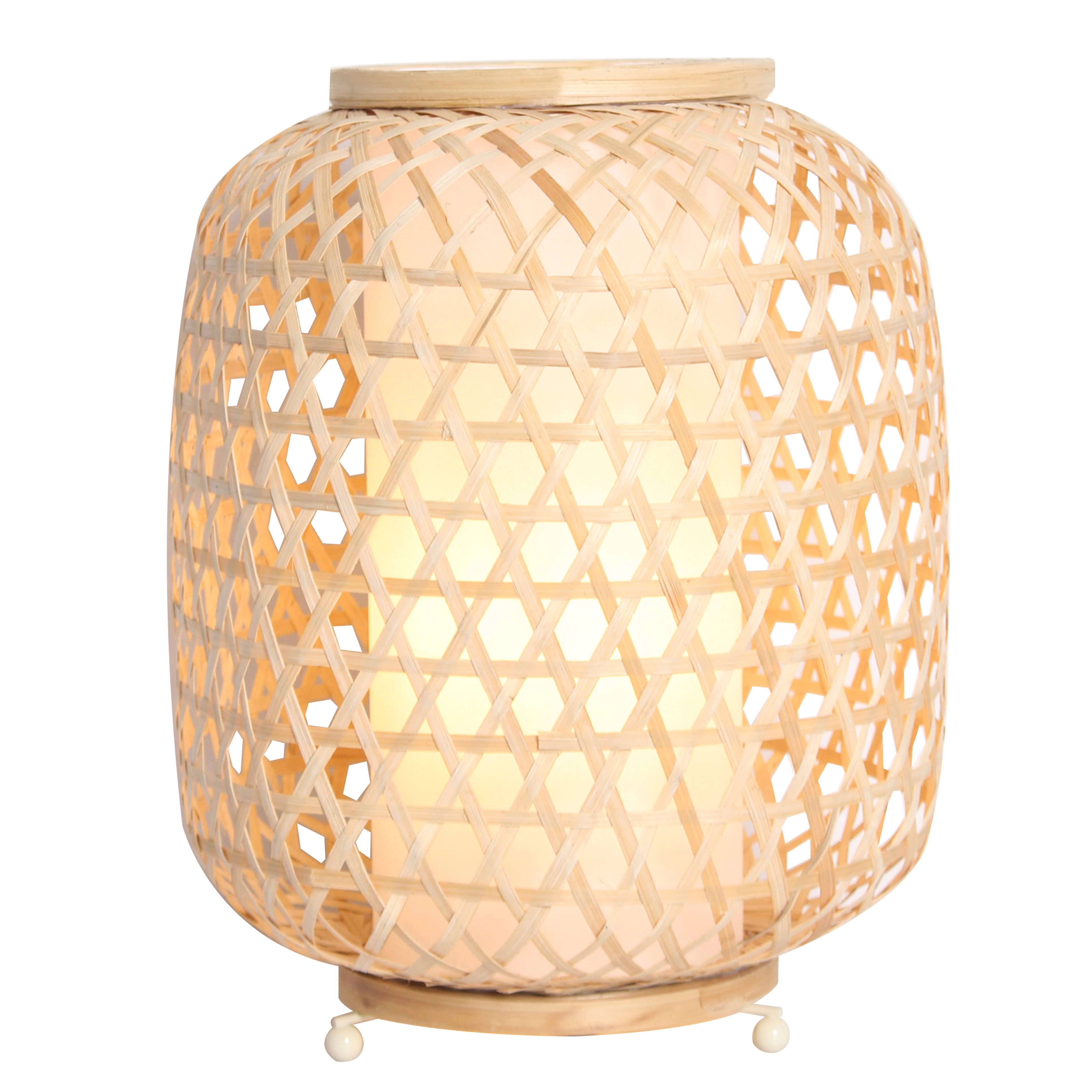Lampe en bambou naturel