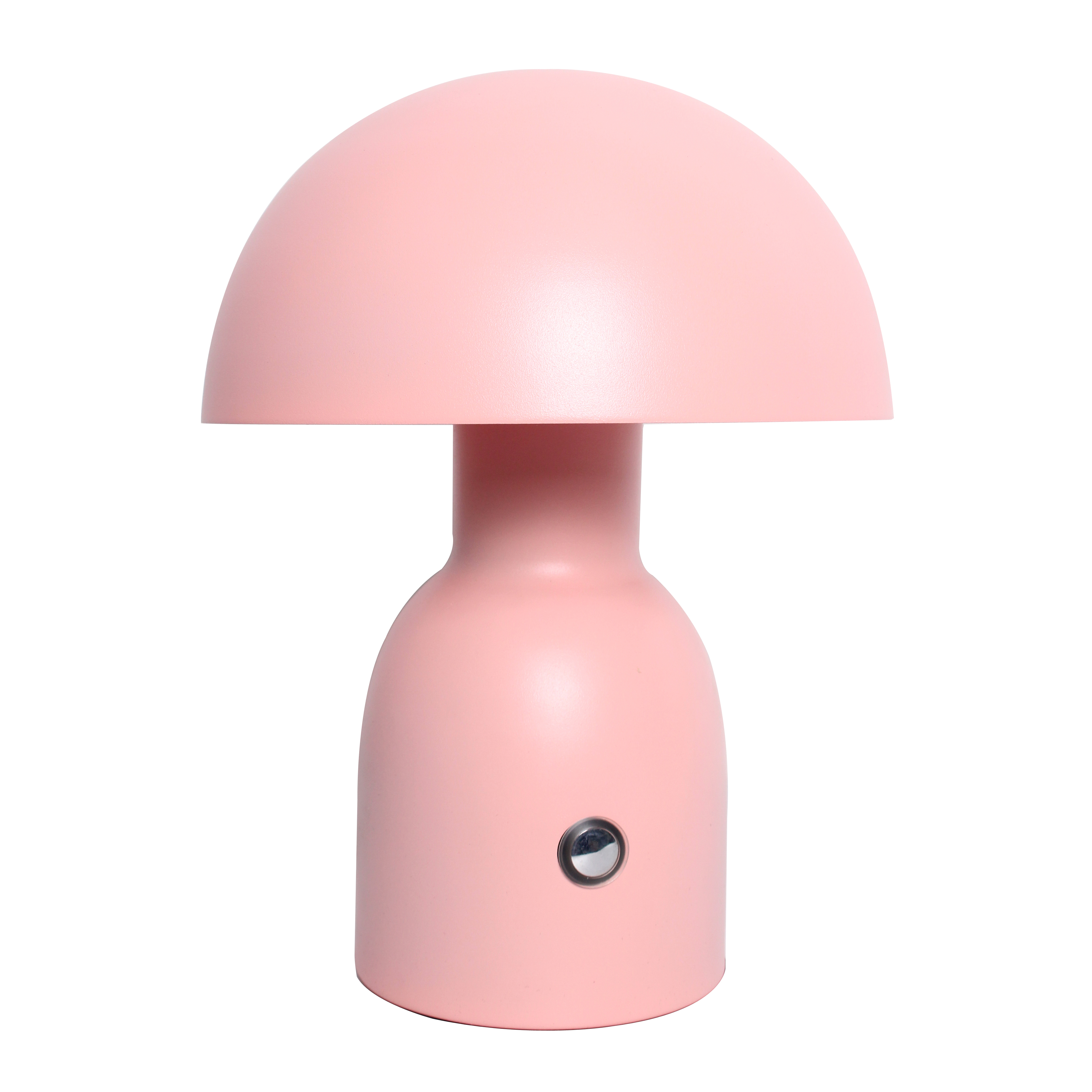 Lampe en métal rose (photo) Lampe en métal rose