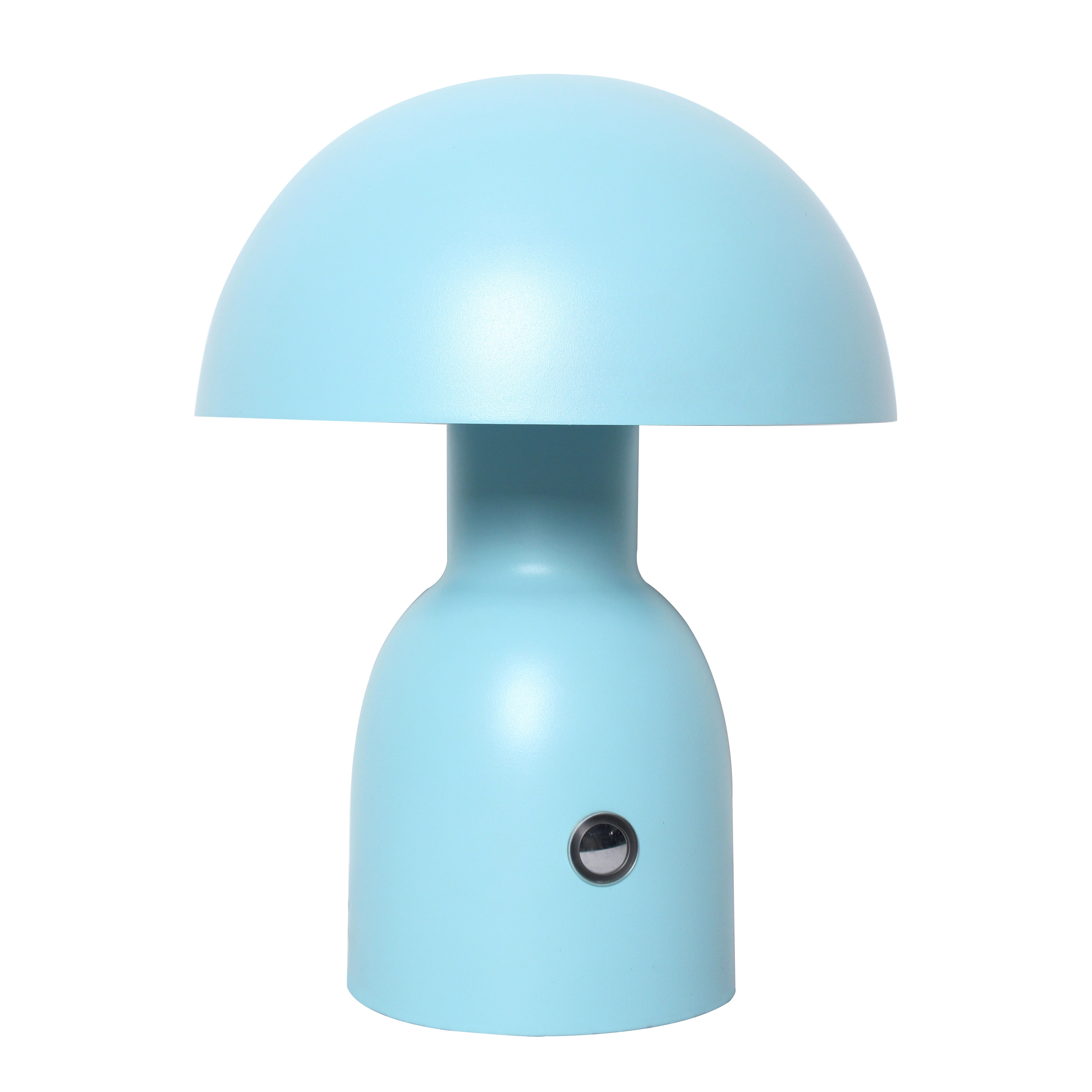 Lampe en métal bleu Lampe en métal bleu