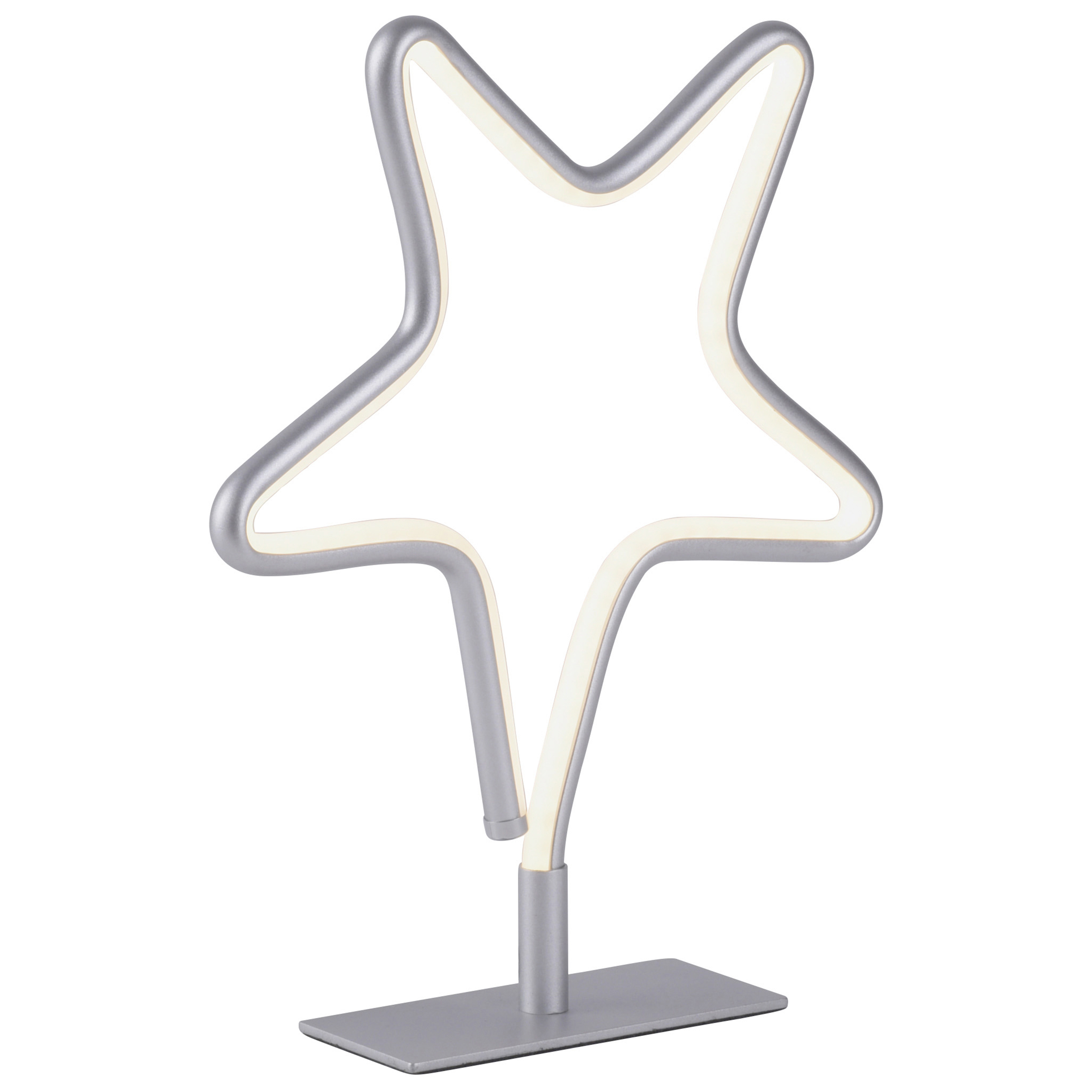 Lampe en métal gris Lampe en métal gris