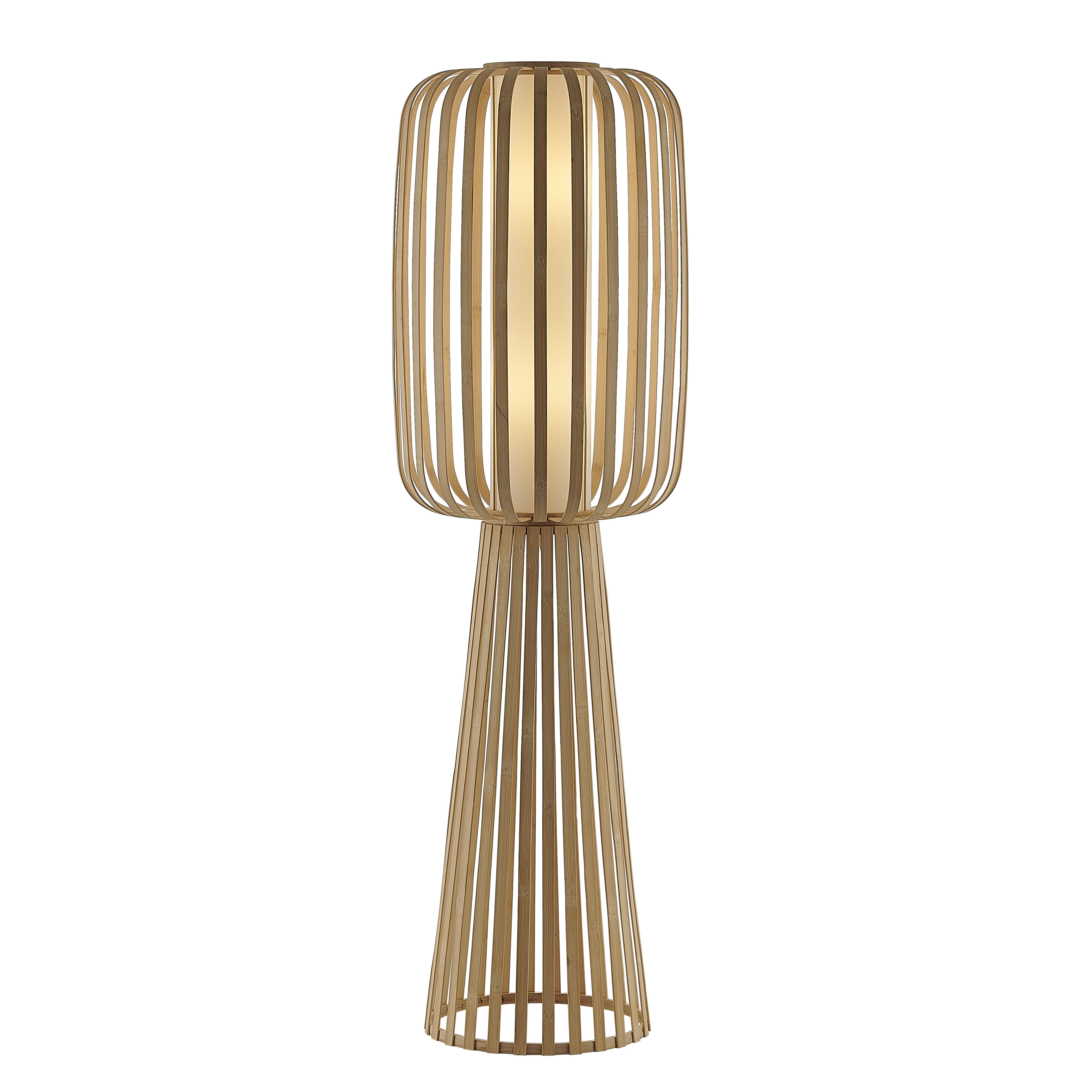 Lampe de sol en bambou naturel Lampe de sol en bambou naturel