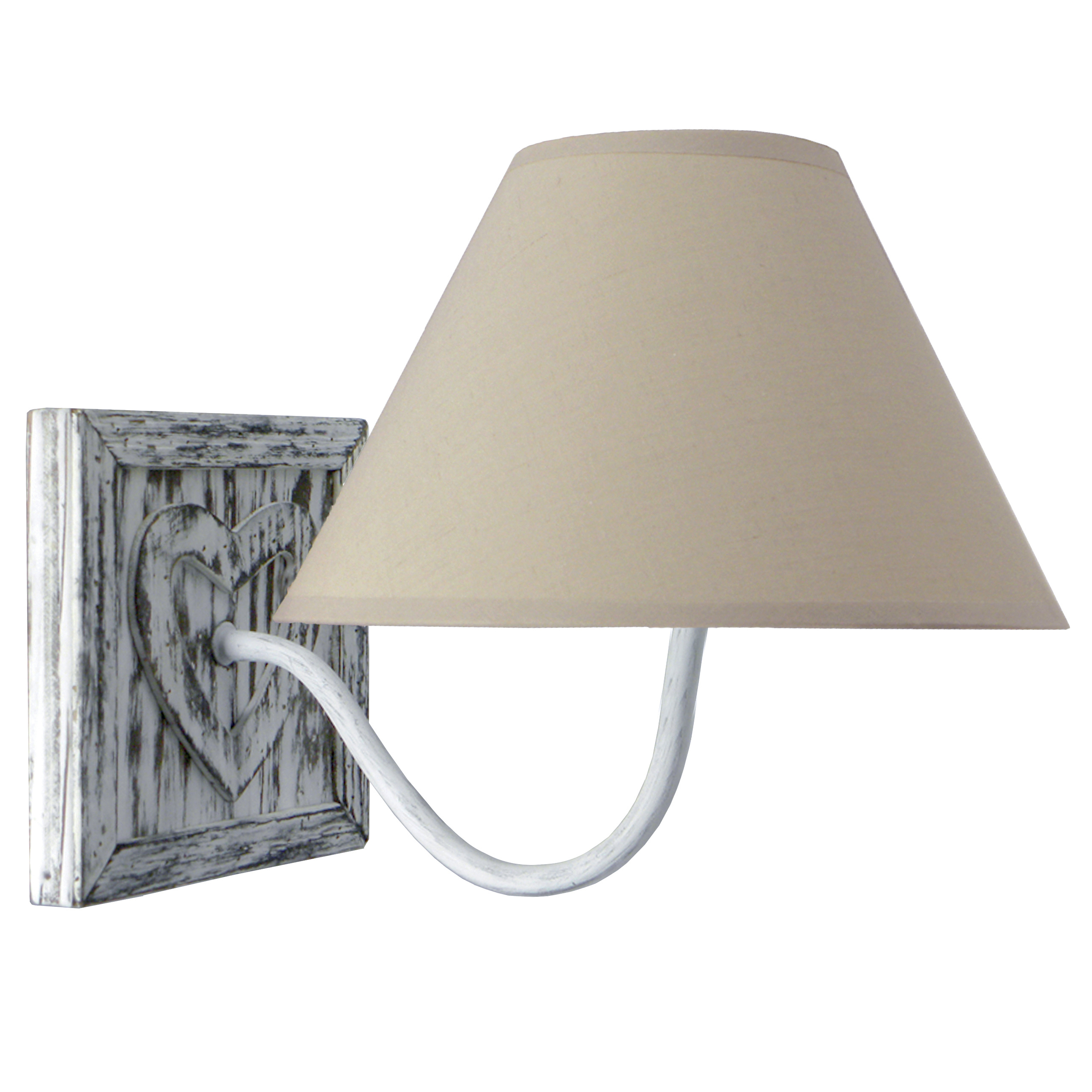 Applique en bois gris