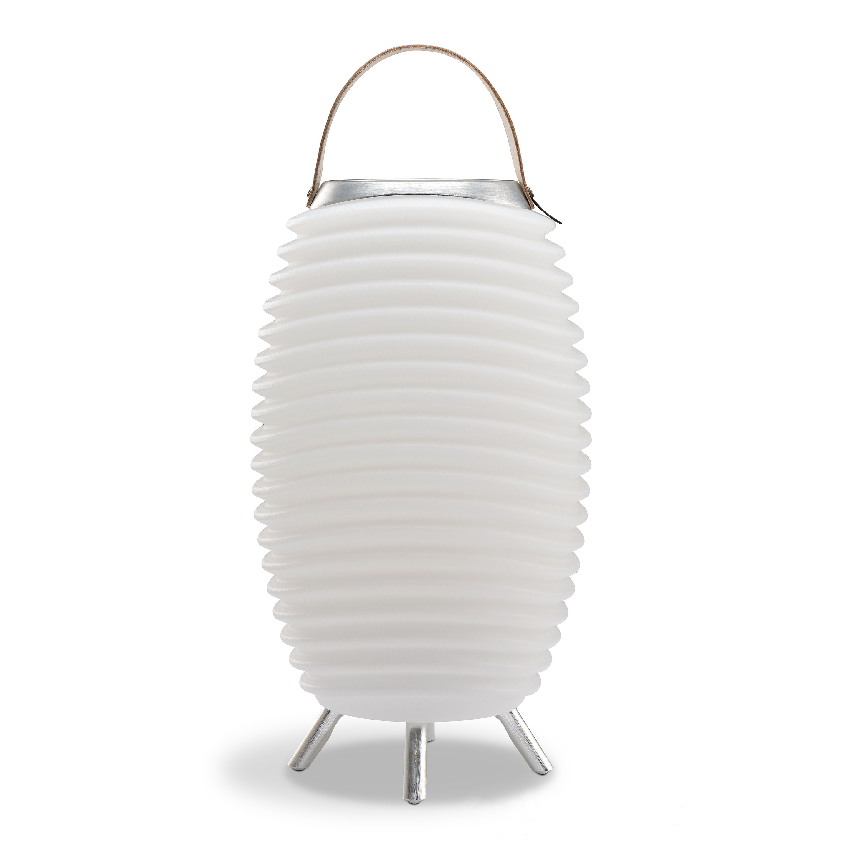 Seau lumineux en pvc blanc (photo) Seau lumineux en pvc blanc
