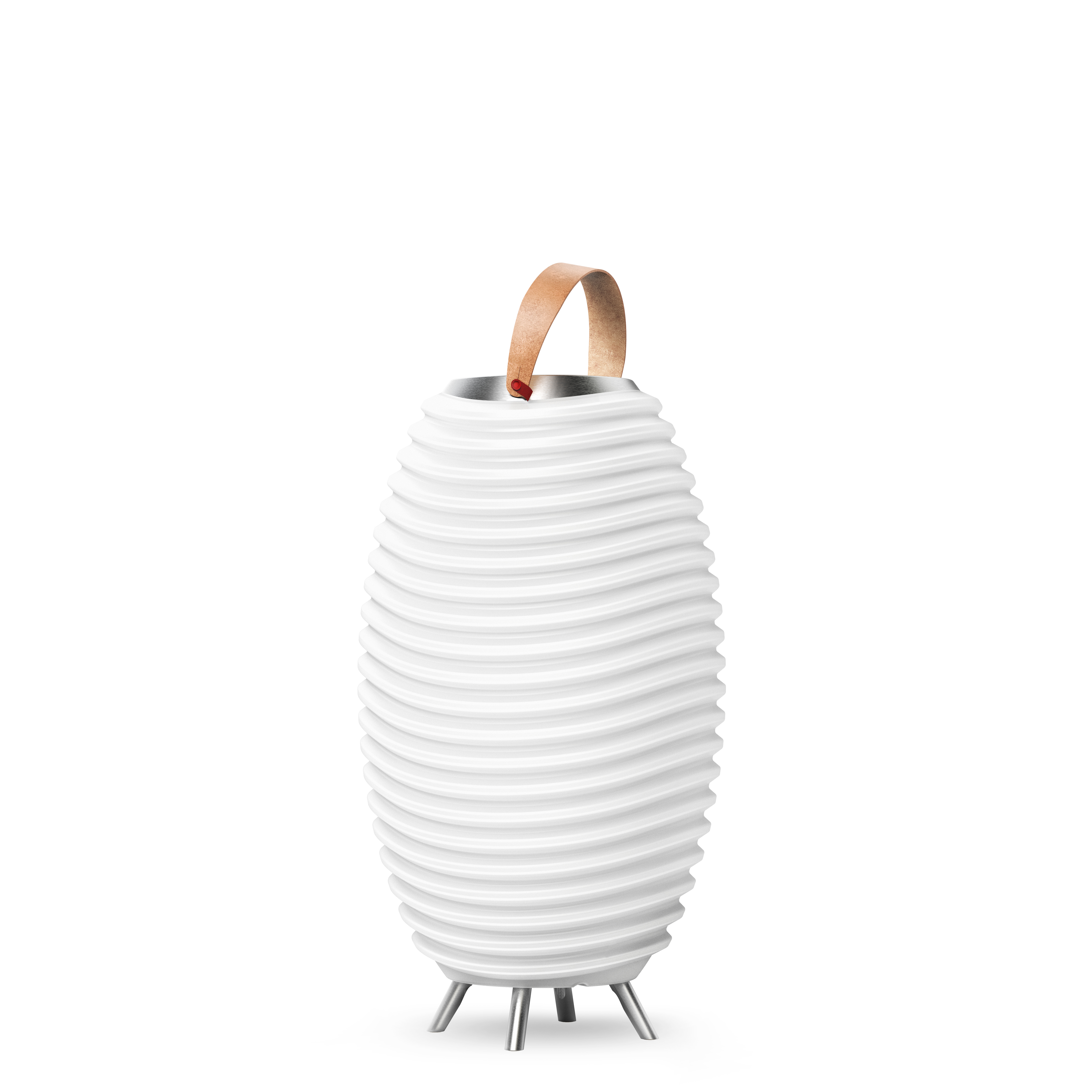 Seau lumineux en pvc blanc (photo) Seau lumineux en pvc blanc