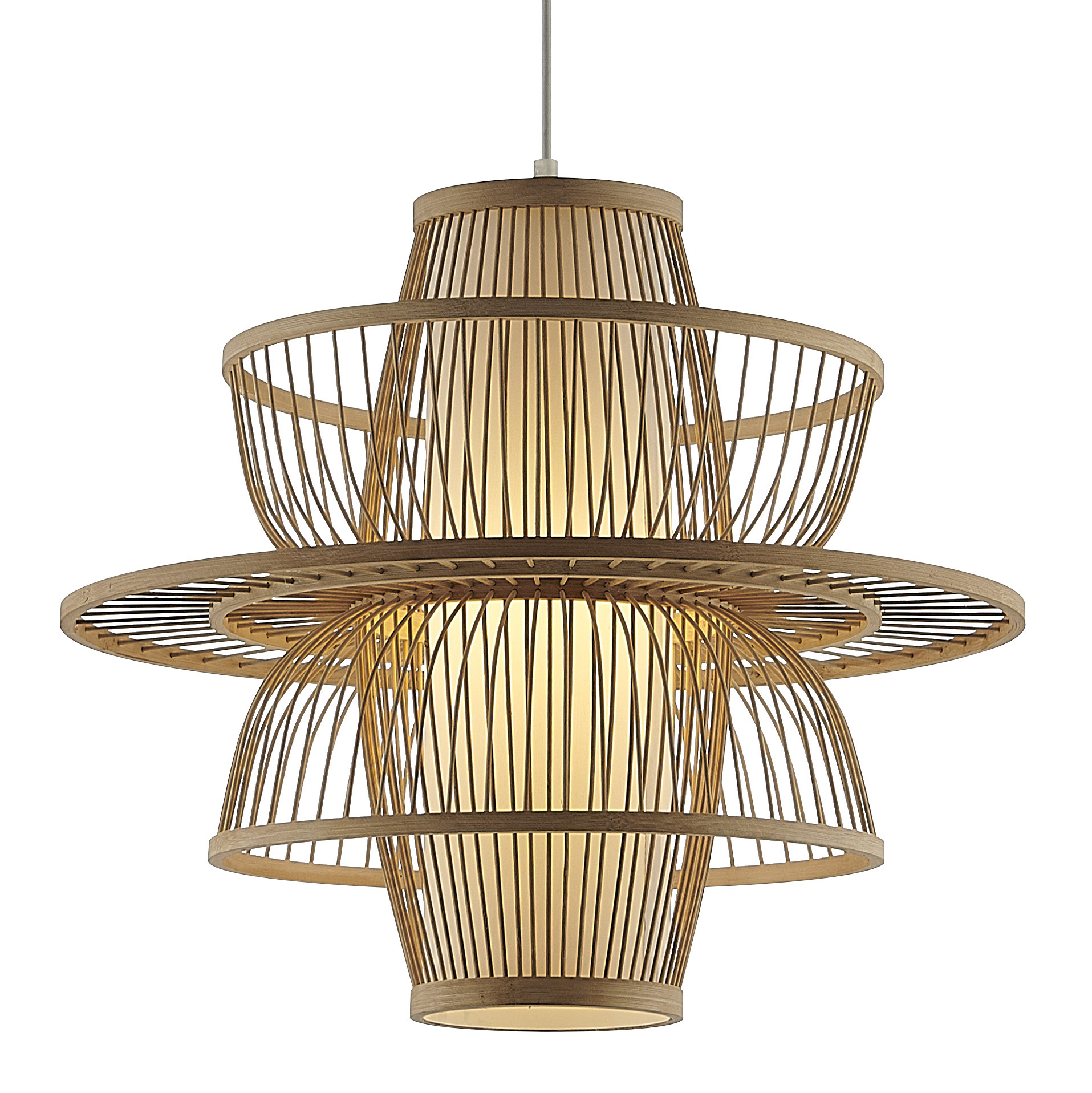 Suspension en bambou naturel Suspension en bambou naturel