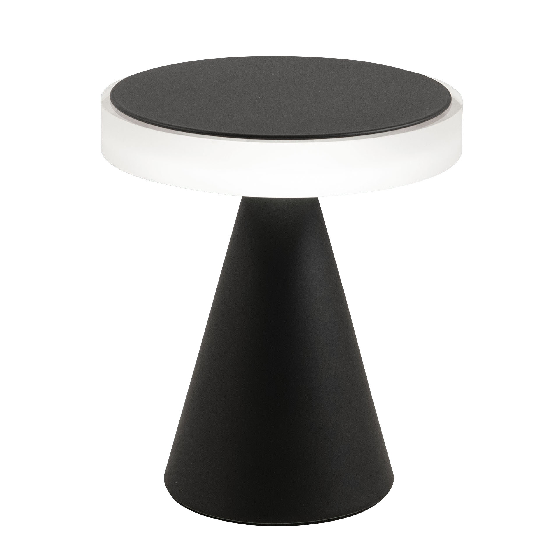 Lampe en métal noir (photo) Lampe en métal noir