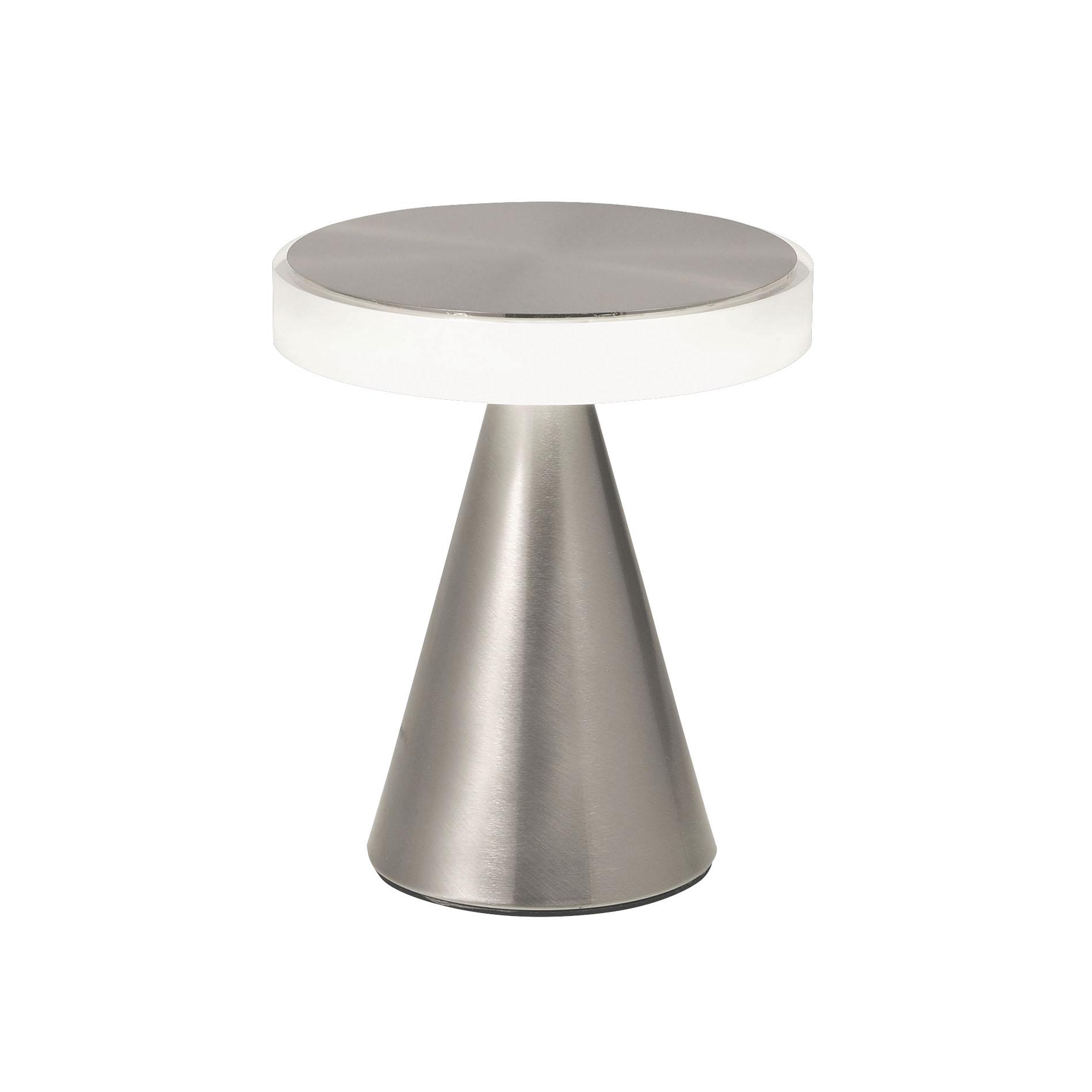 Lampe en métal gris Lampe en métal gris