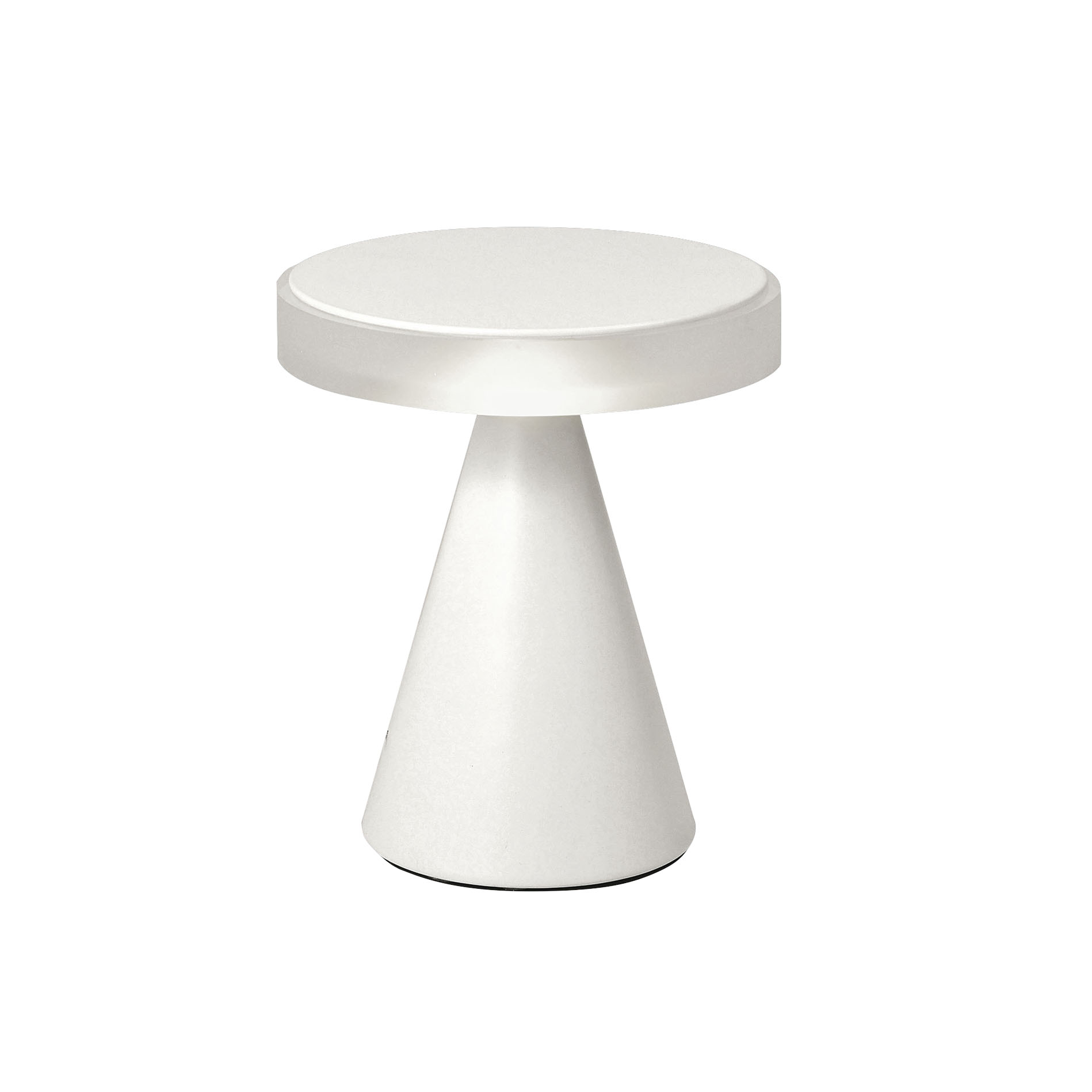 Lampe en métal blanc Lampe en métal blanc