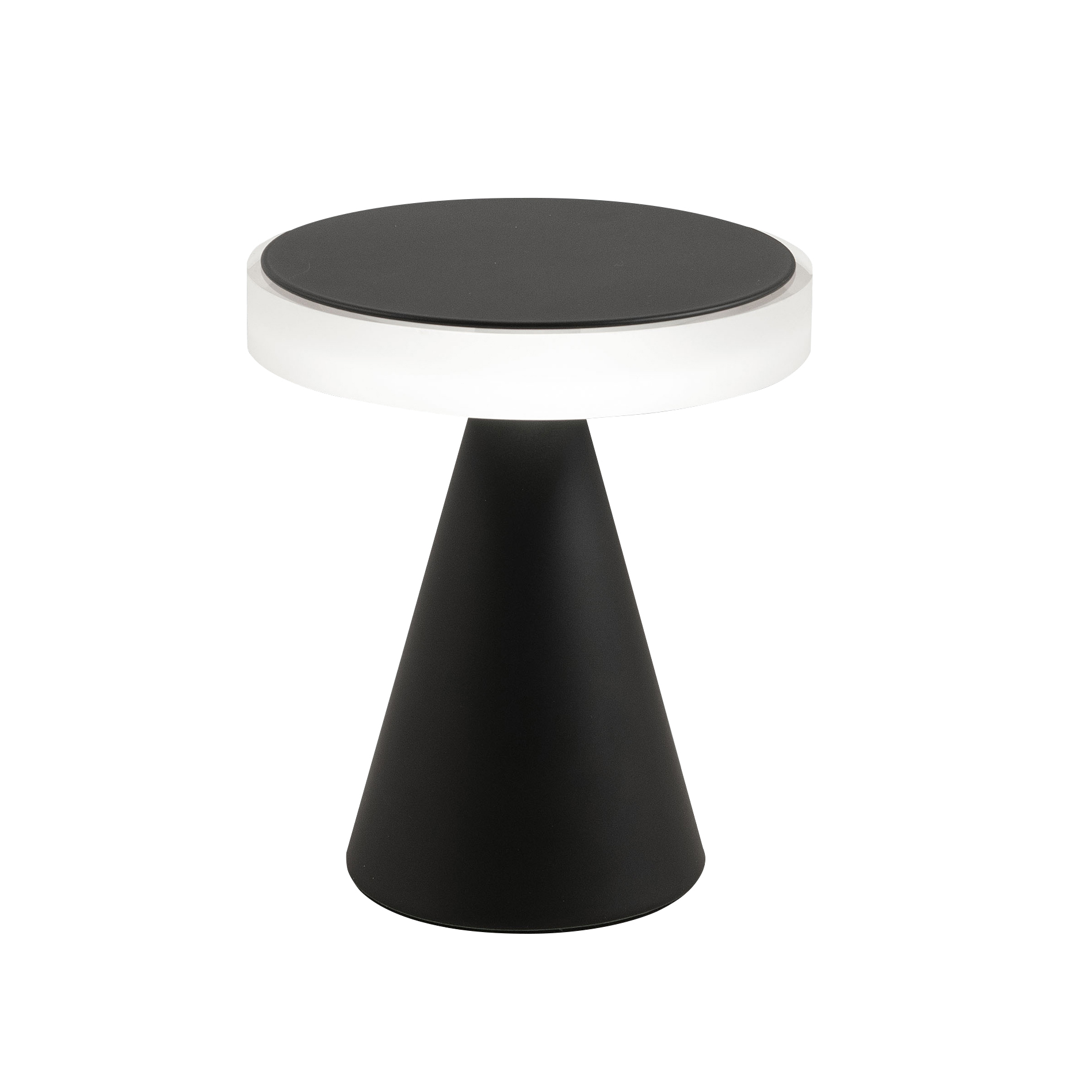 Lampe en métal noir (photo) Lampe en métal noir