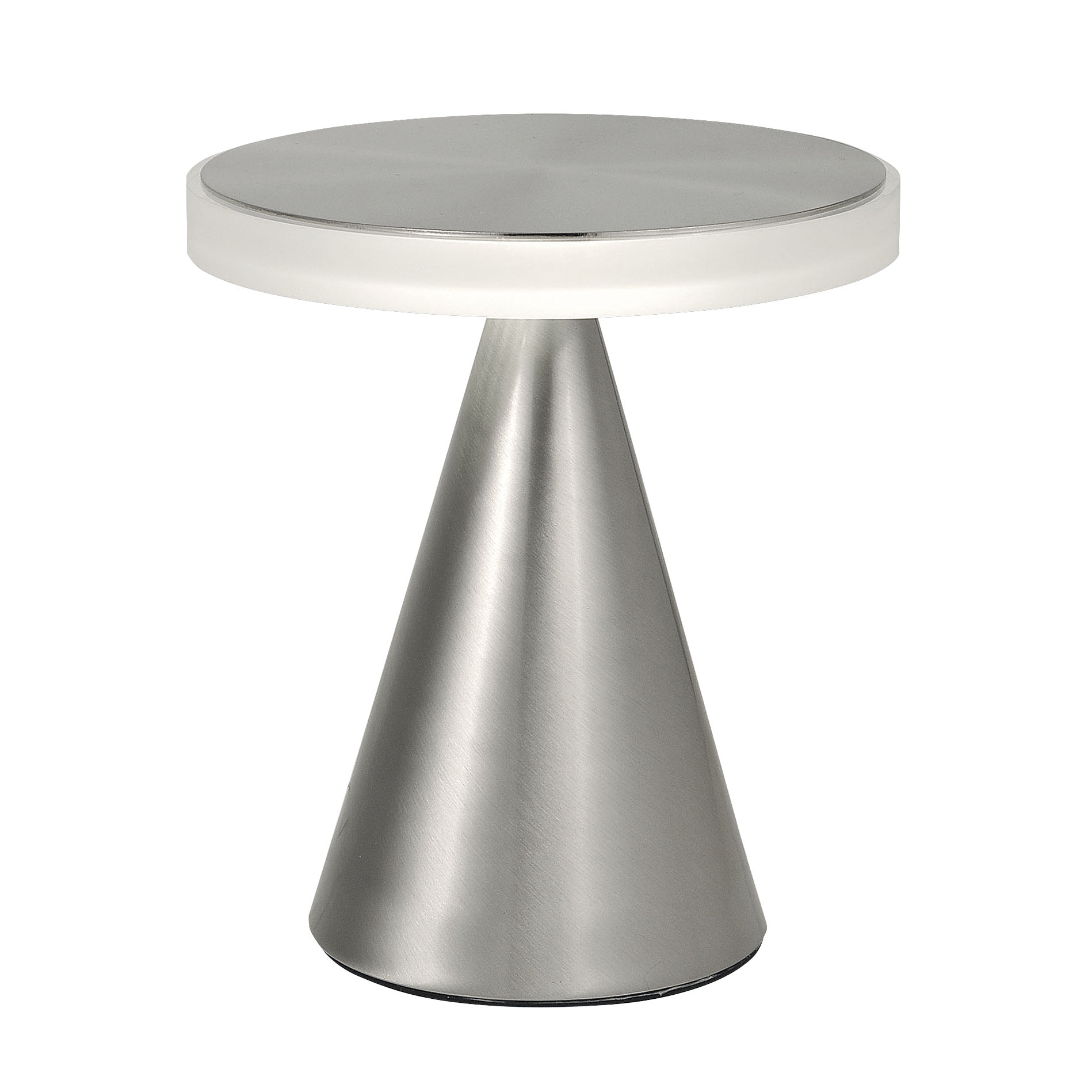 Lampe en métal gris Lampe en métal gris