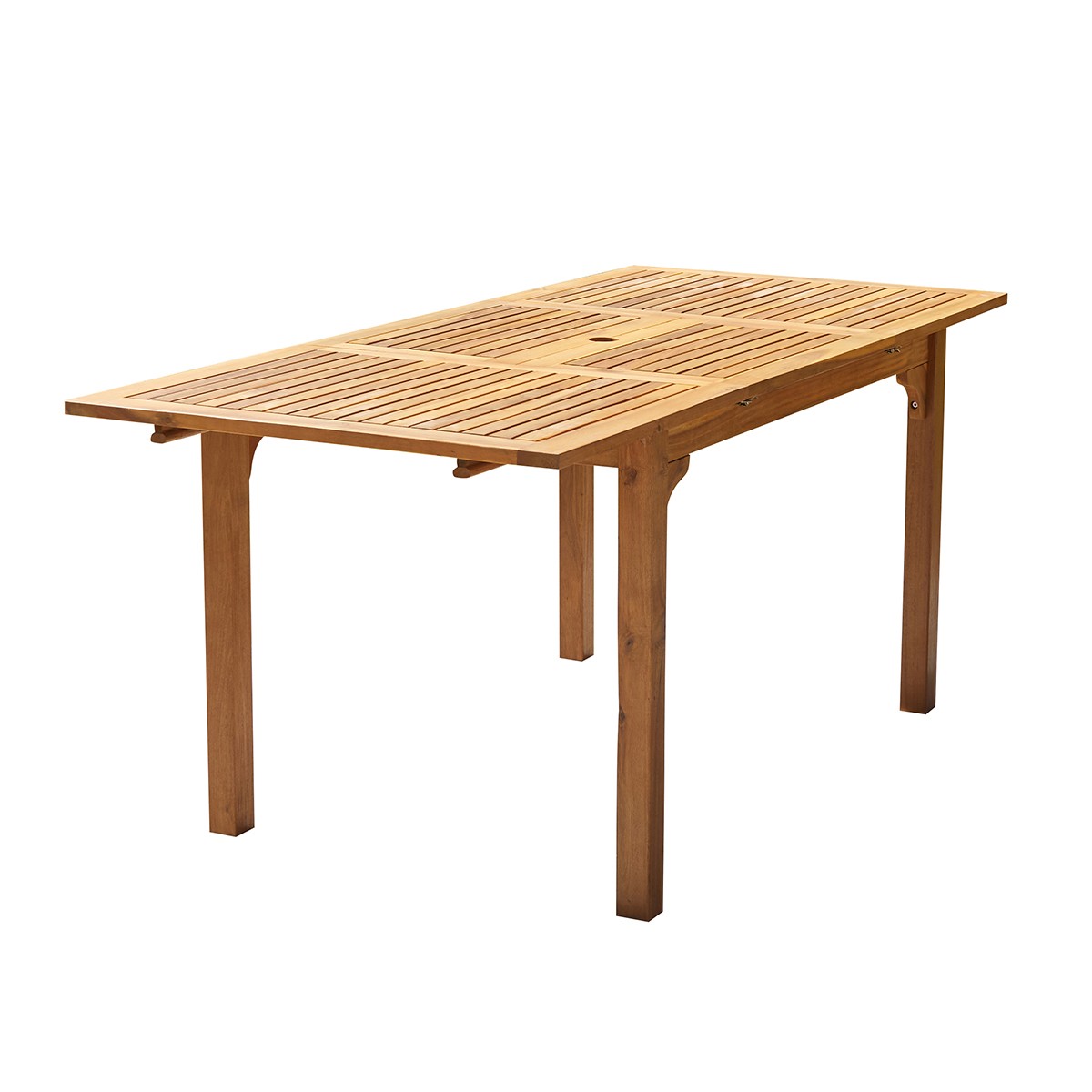 Table de jardin extensible en acacia 4 personnes