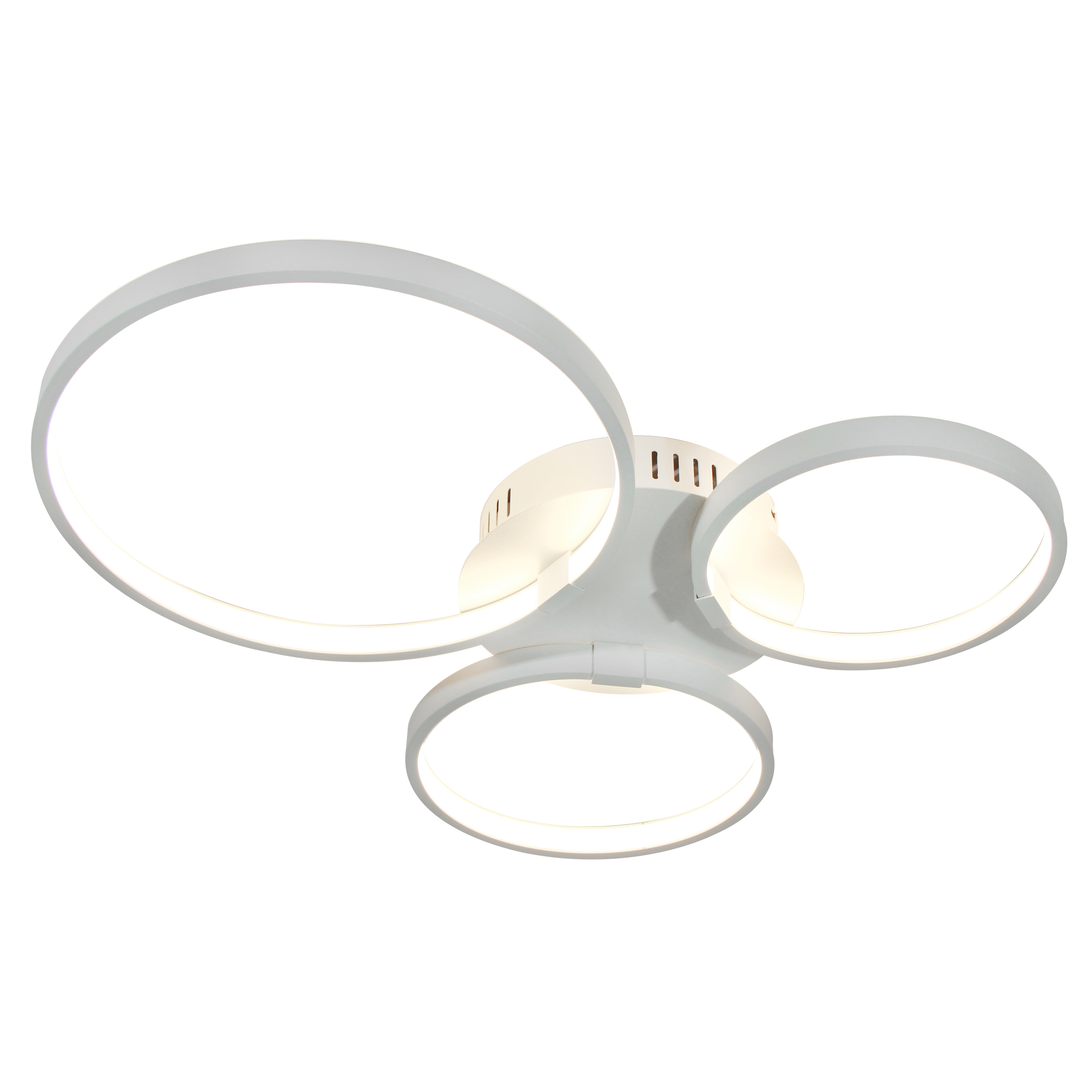 Plafonnier en métal blanc Plafonnier en métal blanc
