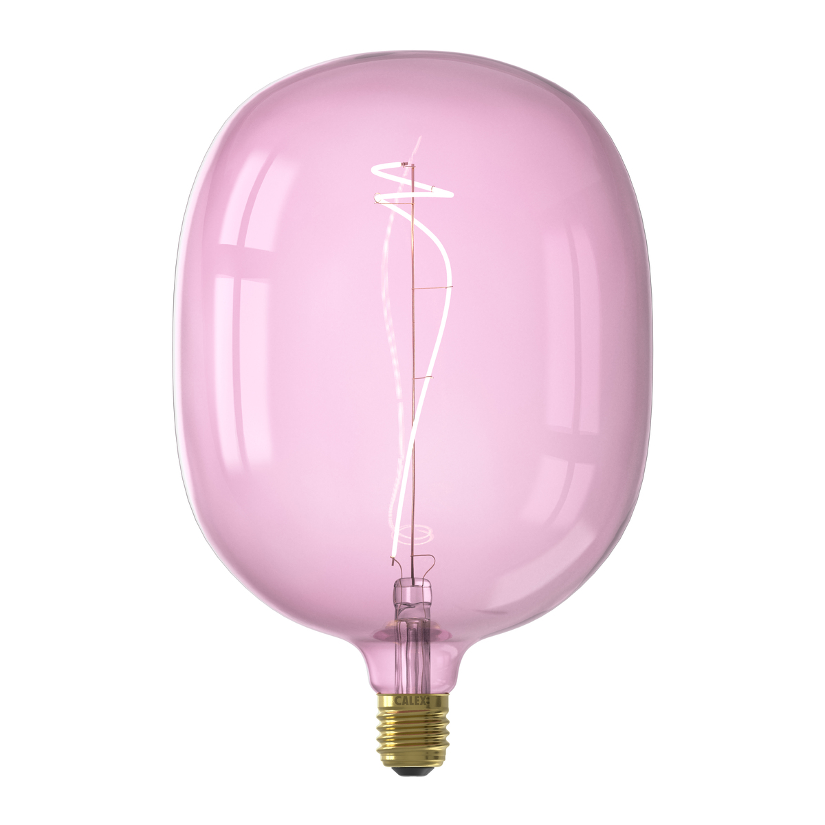 Ampoule filament décorative en verre rose Ampoule filament décorative en verre rose