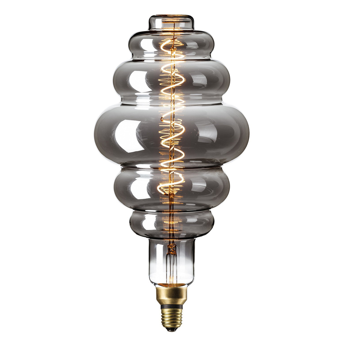 Ampoule filament décorative en verre gris Ampoule filament décorative en verre gris