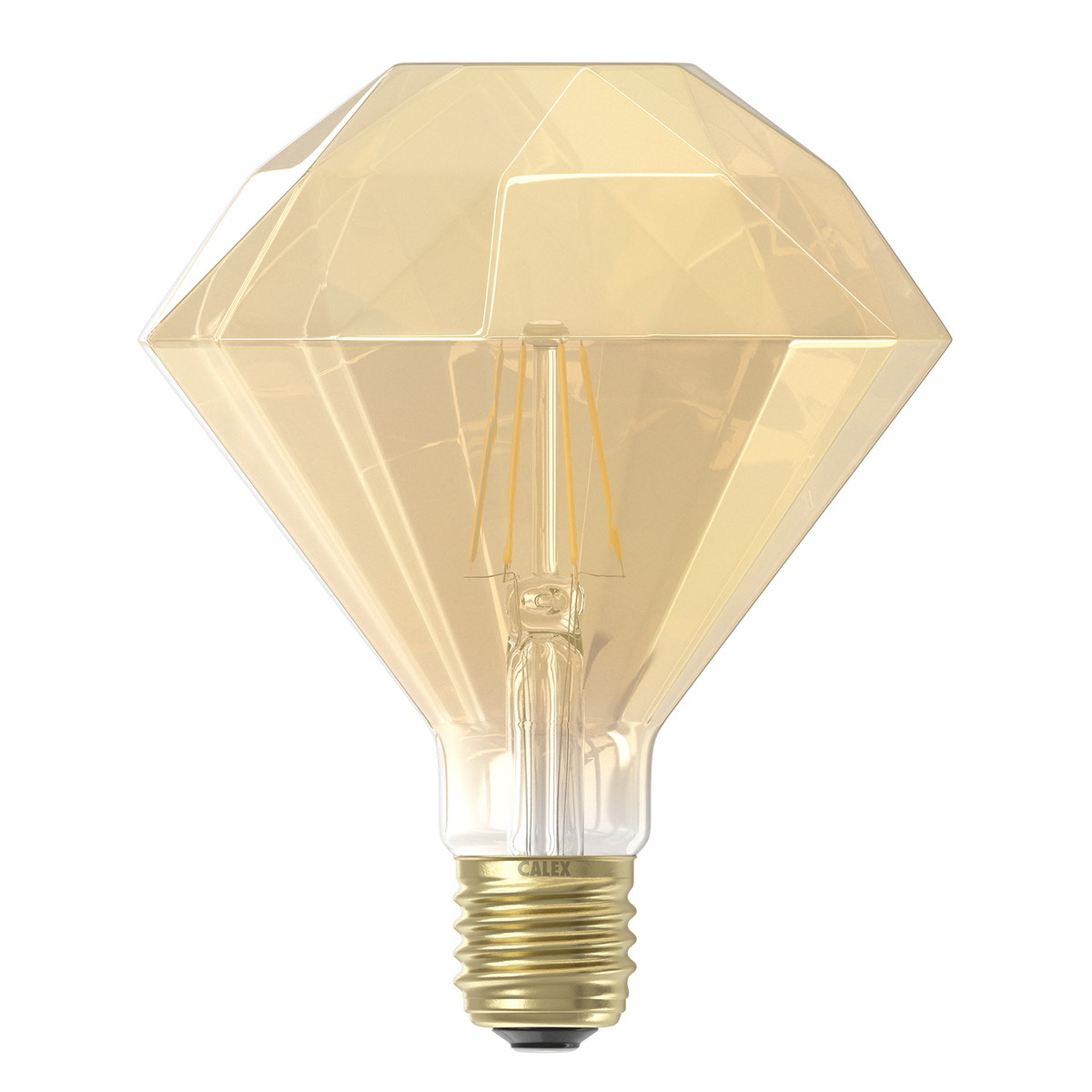 Ampoule filament décorative en verre ambre