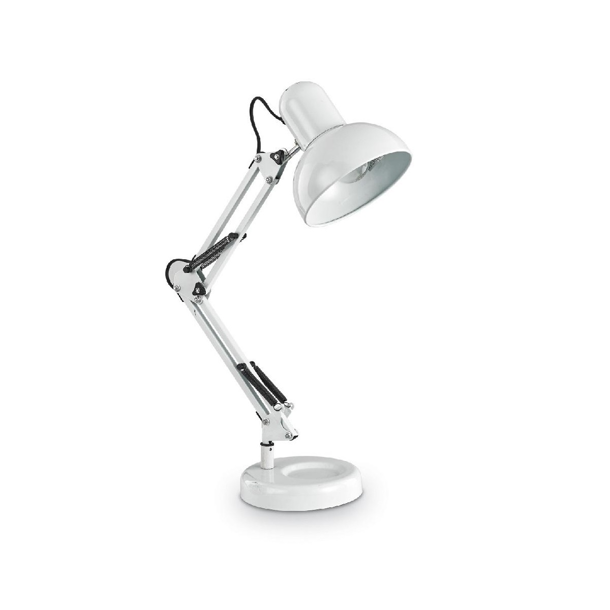 Lampe de bureau en métal blanc Lampe de bureau en métal blanc