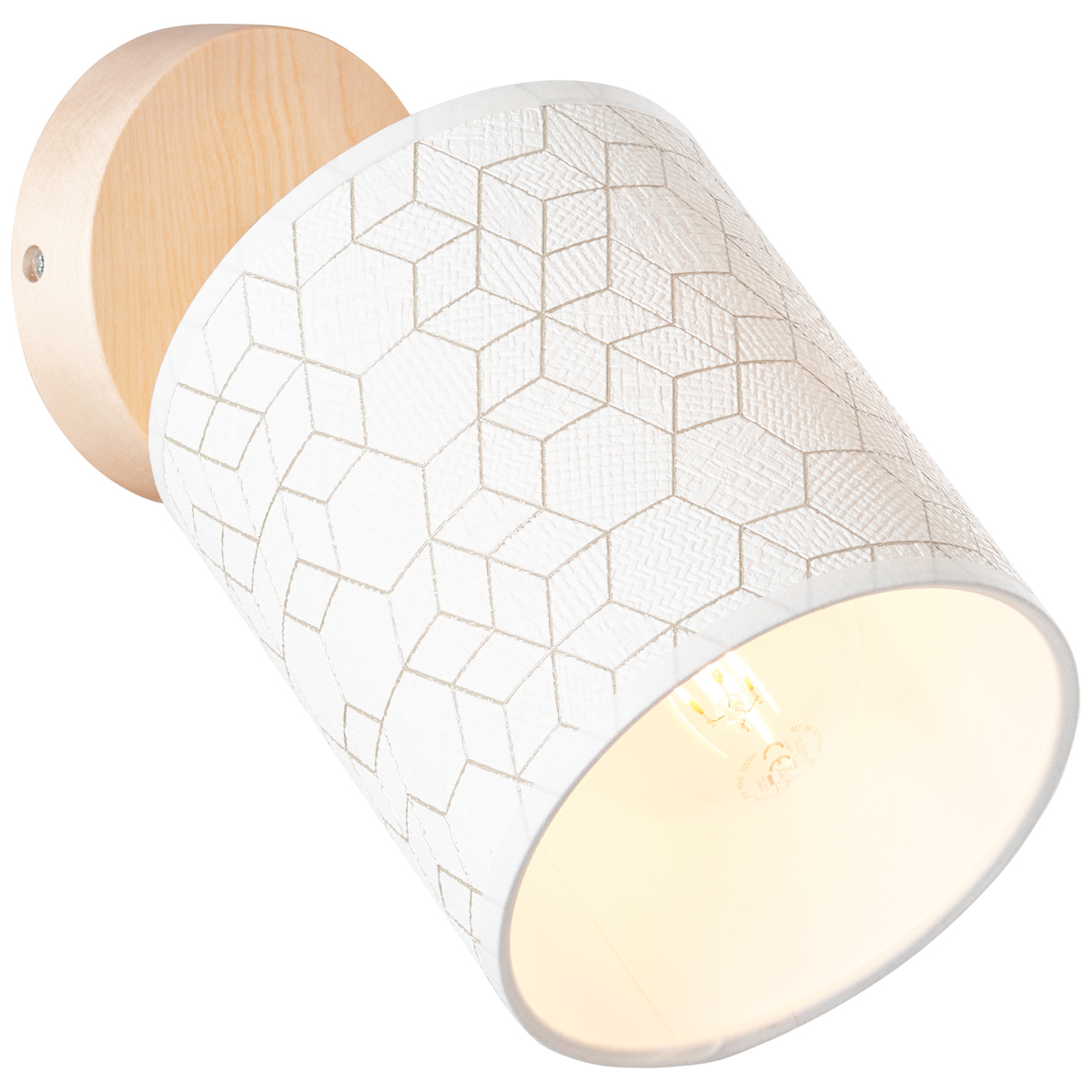 Applique en bois blanc Applique en bois blanc