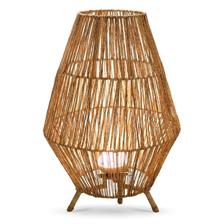 Lampe extérieur en bois marron
