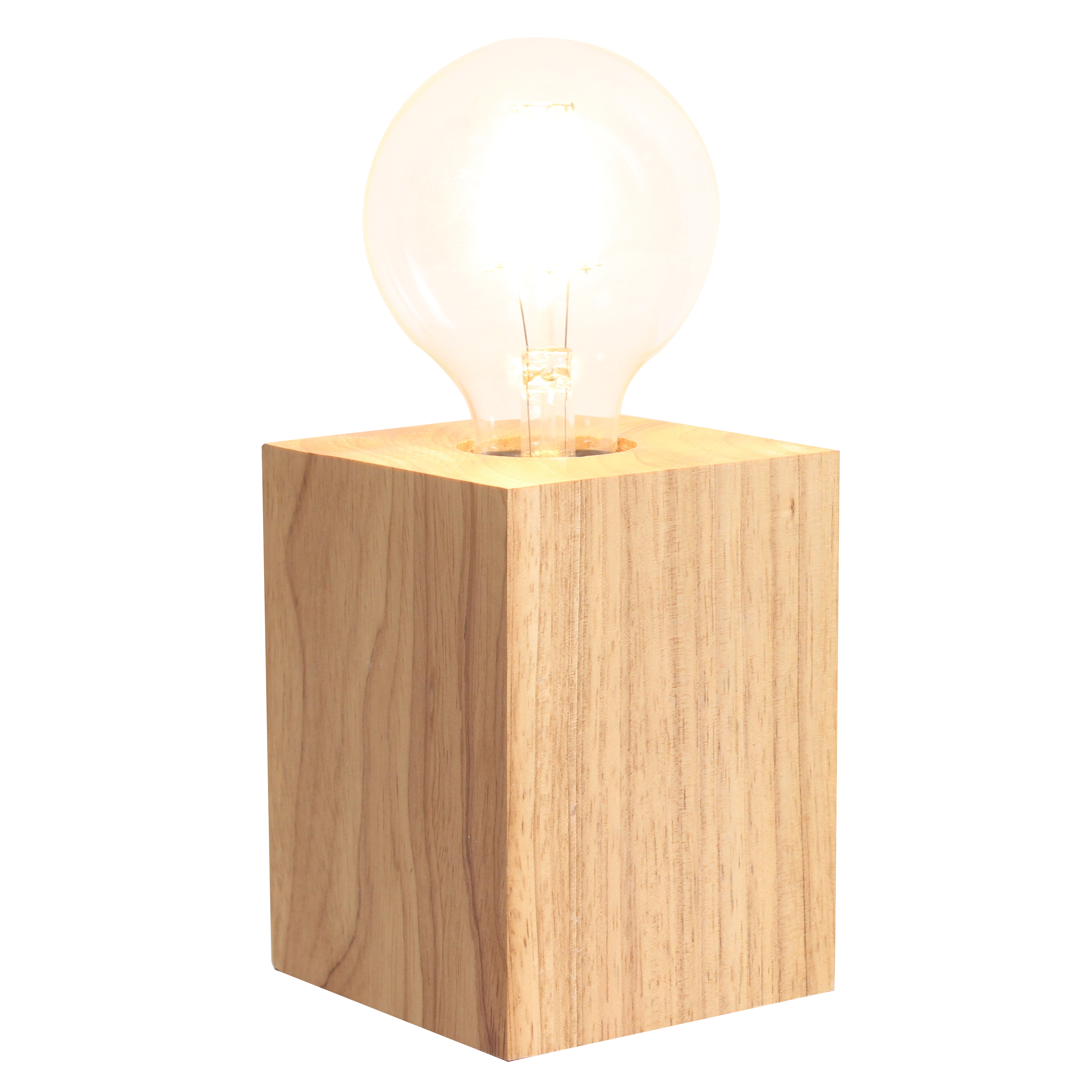 Pied de lampe en bois naturel Pied de lampe en bois naturel