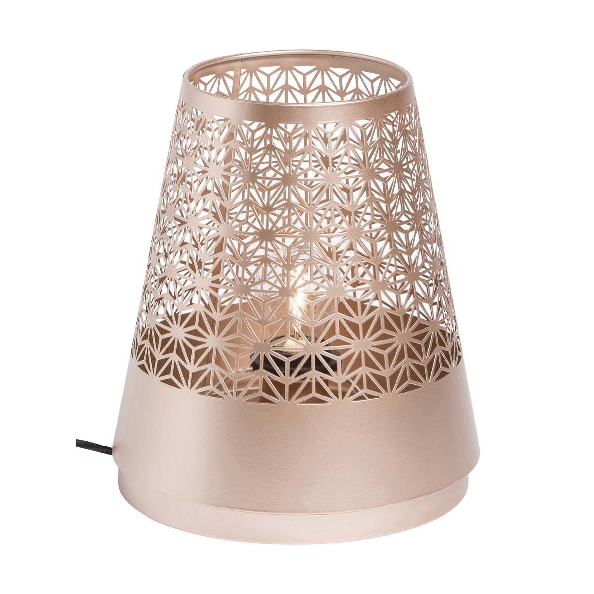Lampe en métal taupe (photo) Lampe en métal taupe