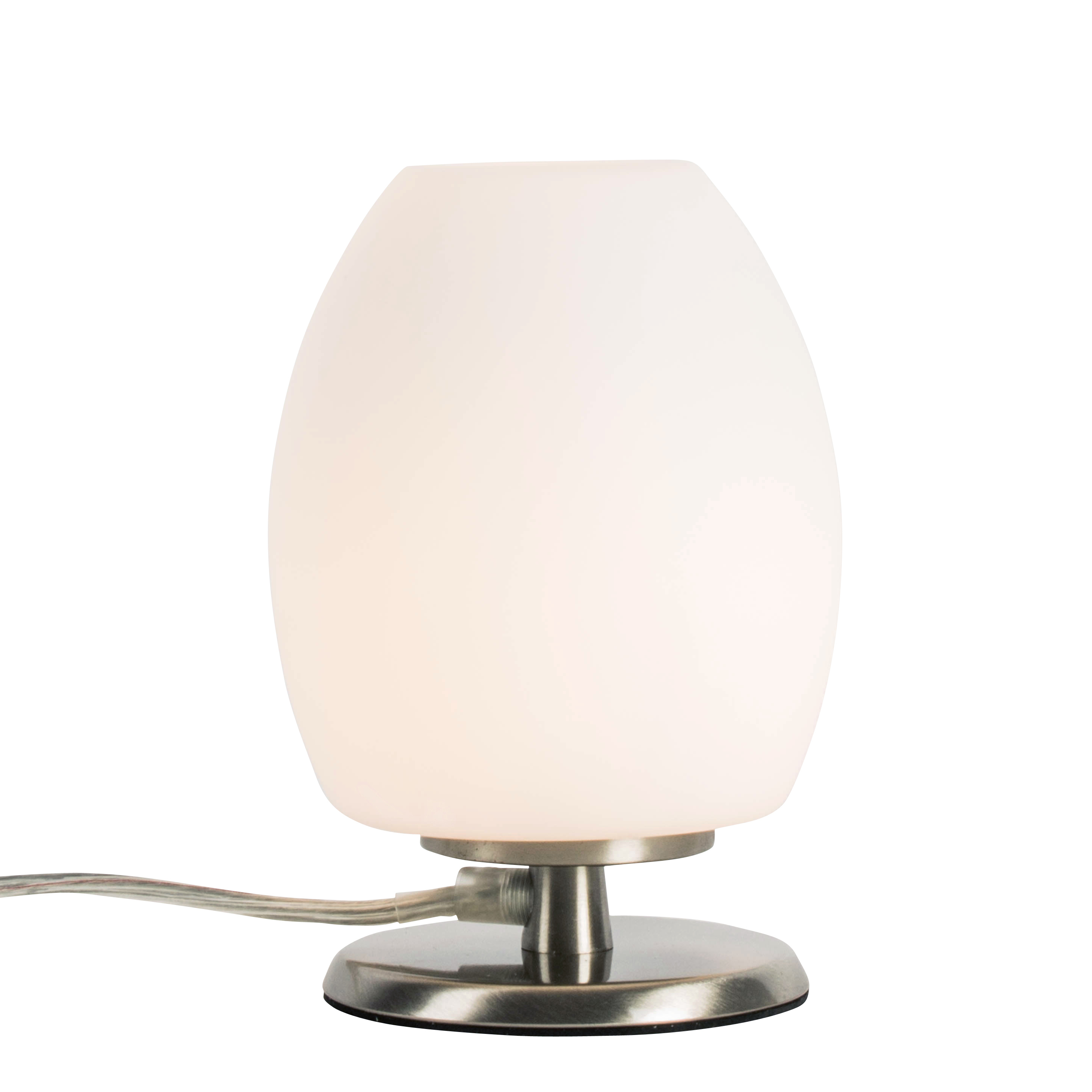 Lampe en verre blanc Lampe en verre blanc