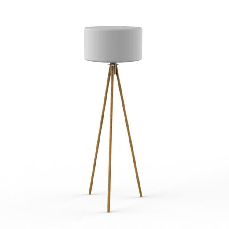 Lampadaire en pvc blanc Lampadaire en pvc blanc