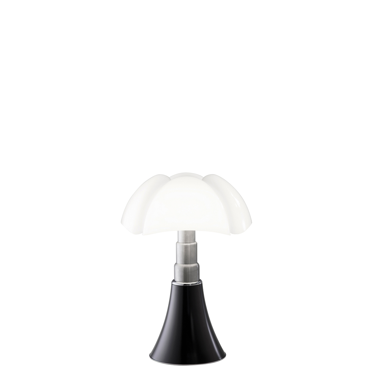 Lampe en métal noir H35cm (photo) Lampe en métal noir H35cm