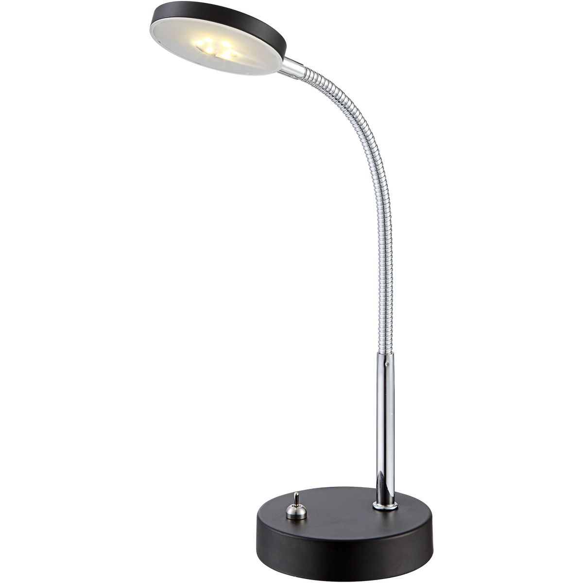 Lampe en métal noir (photo) Lampe en métal noir
