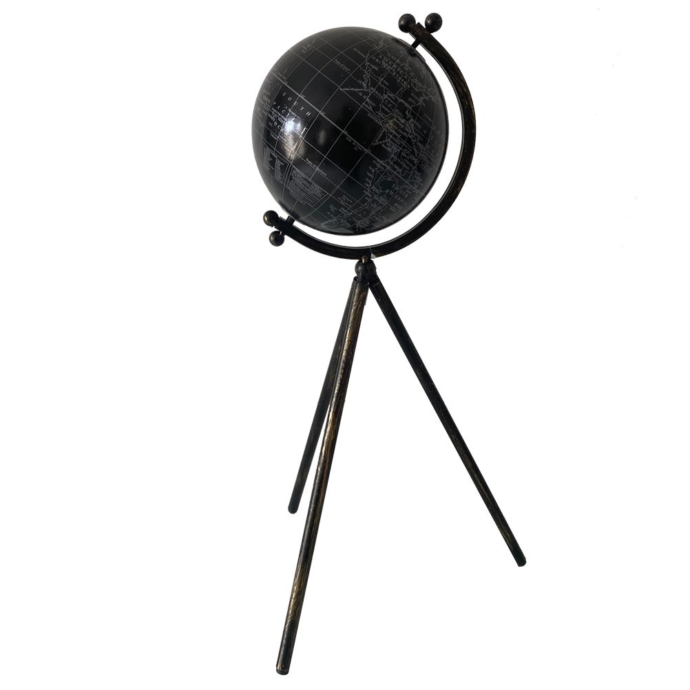 Globe terrestre sur trépied H54cm Globe terrestre sur trépied H54cm