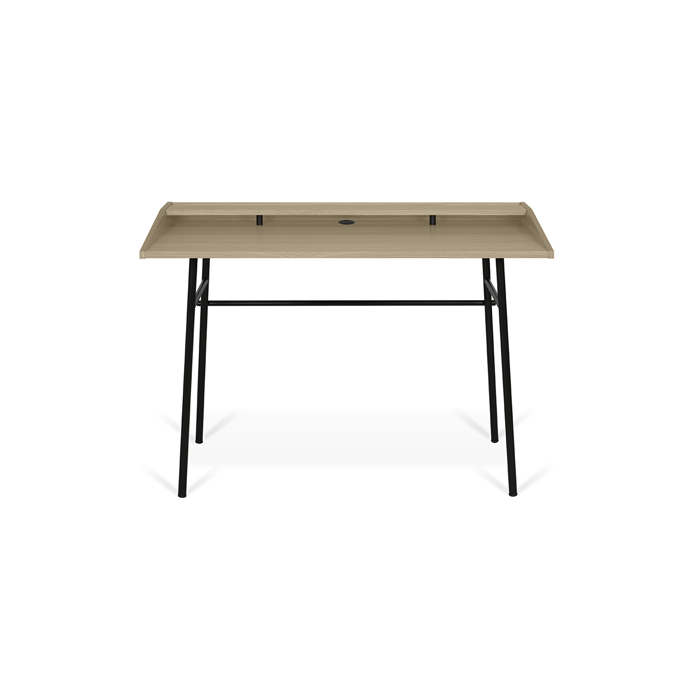 Bureau effet bois Chêne et noir Bureau effet bois Chêne et noir