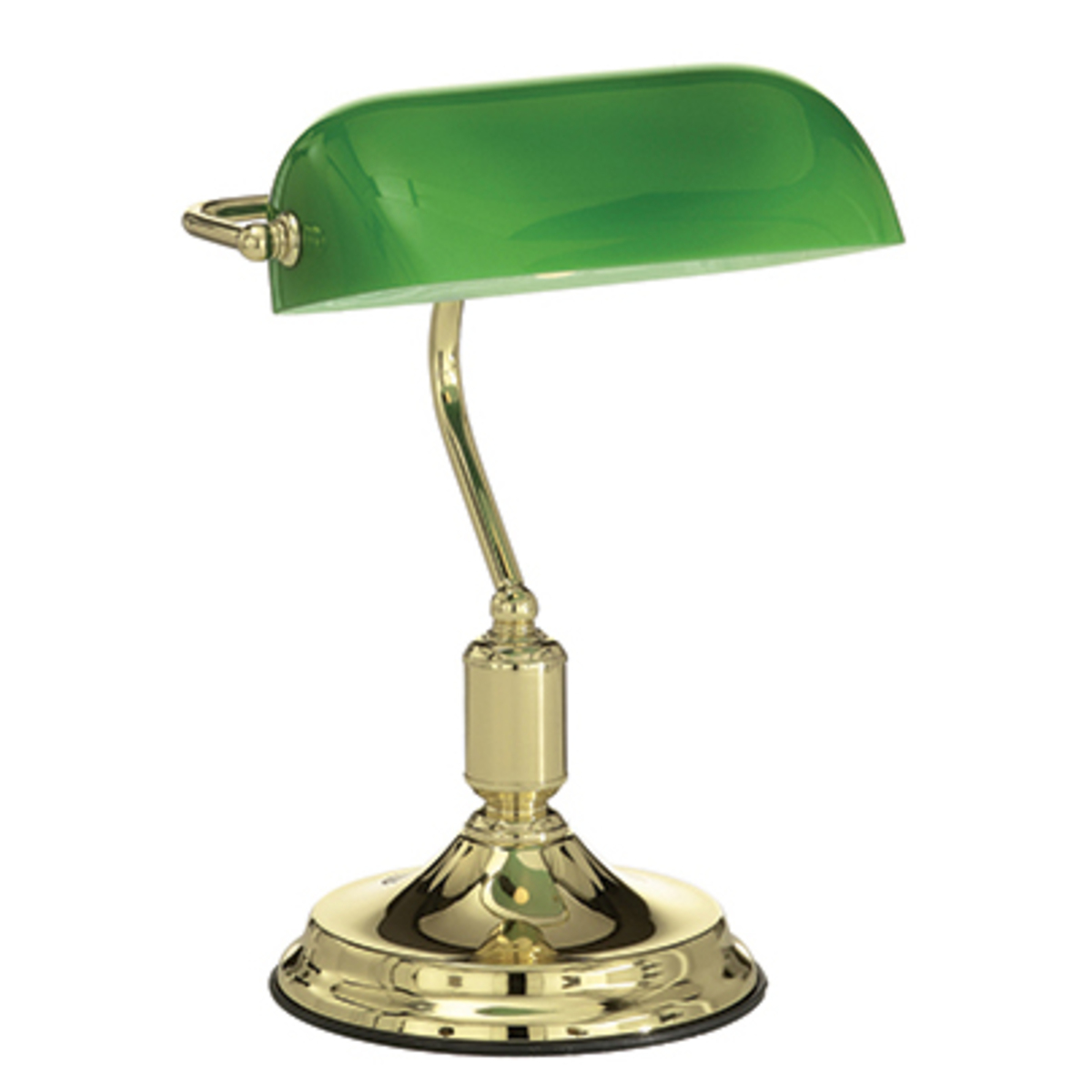 Lampe de bureau en métal vert Lampe de bureau en métal vert