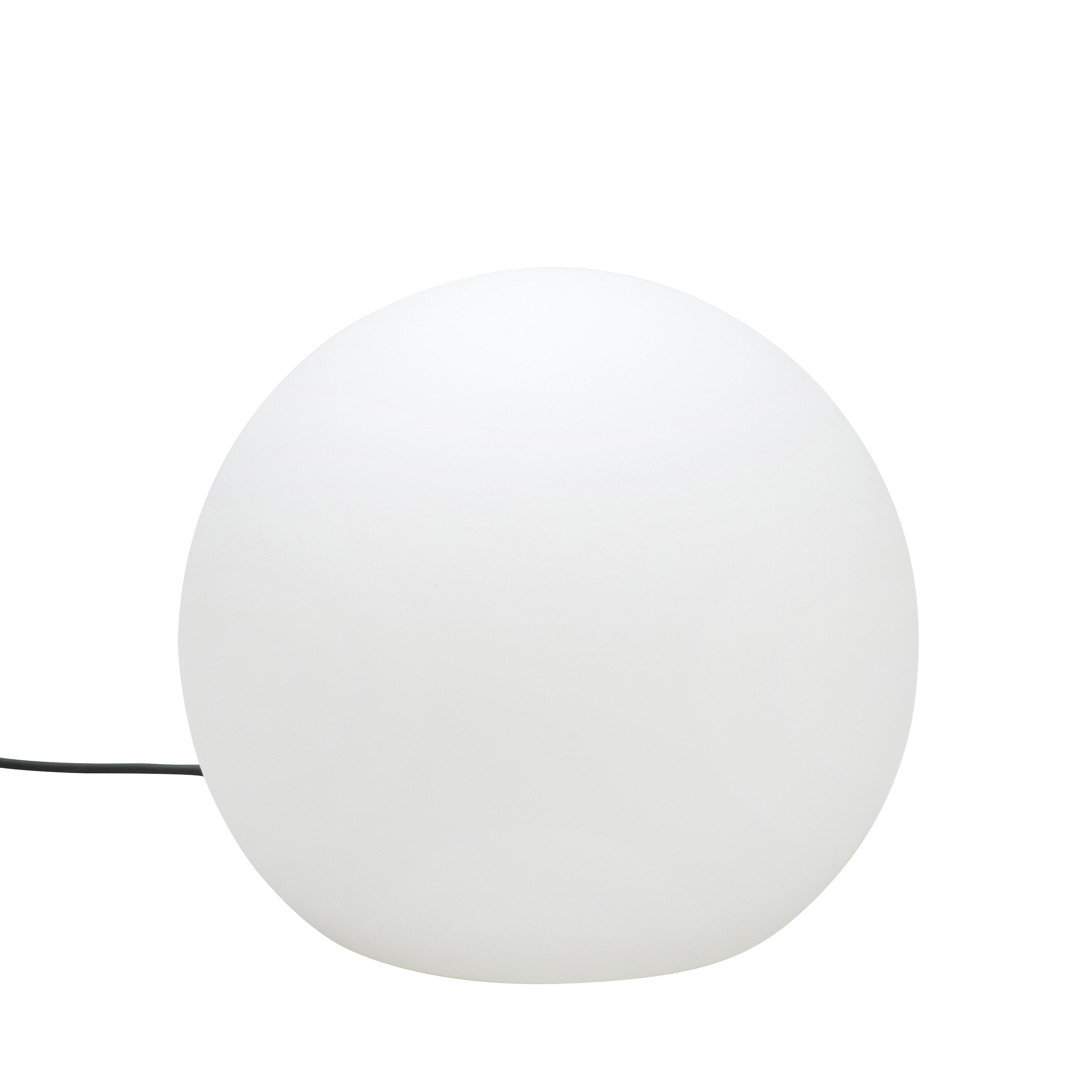 Boule lumineuse en pvc blanc (photo) Boule lumineuse en pvc blanc