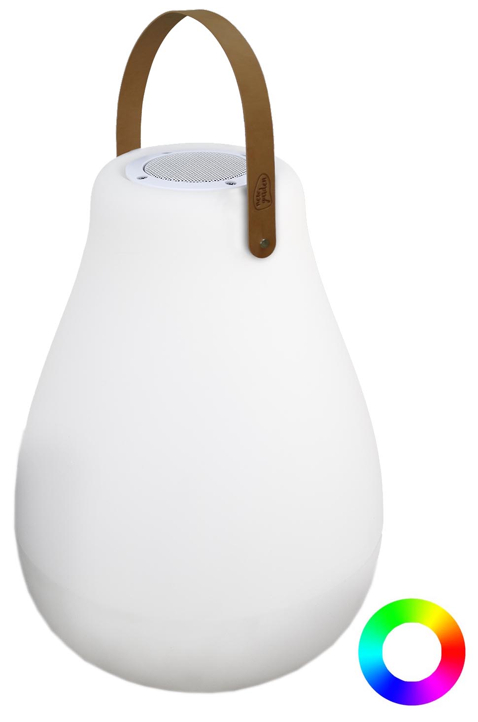 Lanterne Enceinte bluetooth éclairante étanche Kurby - New Garden