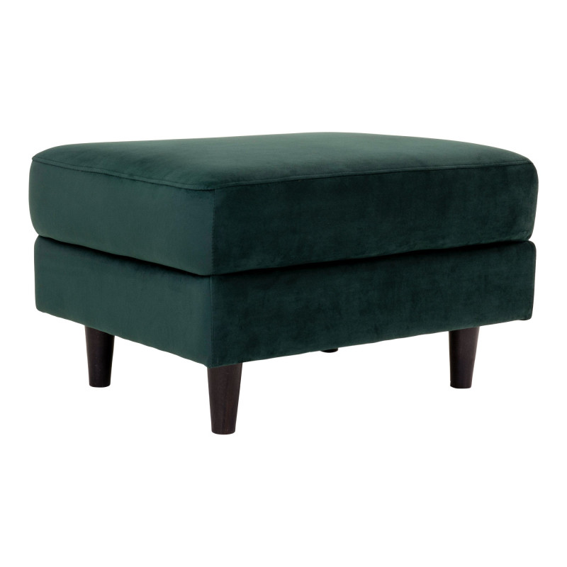 Repose-pieds contemporain en velours
