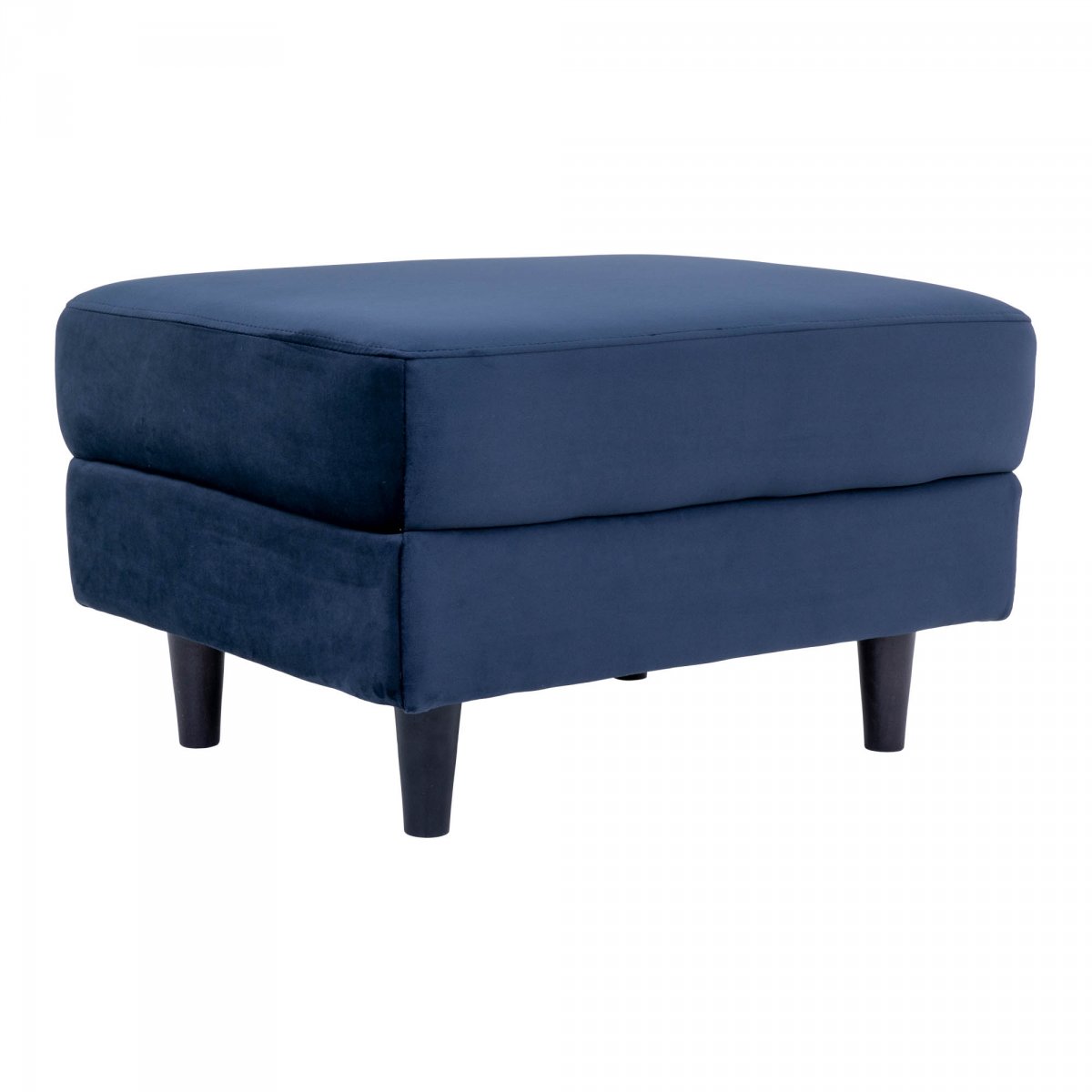 Repose-pieds contemporain en velours