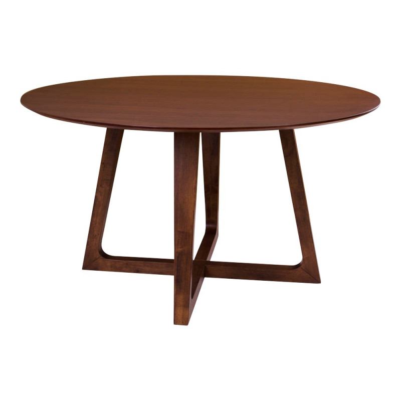 Table à manger ronde en bois 137cm