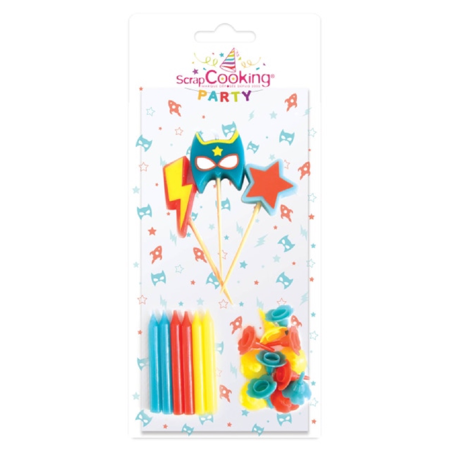 12 bougies + 3 bougies super héros 12 bougies + 3 bougies super héros