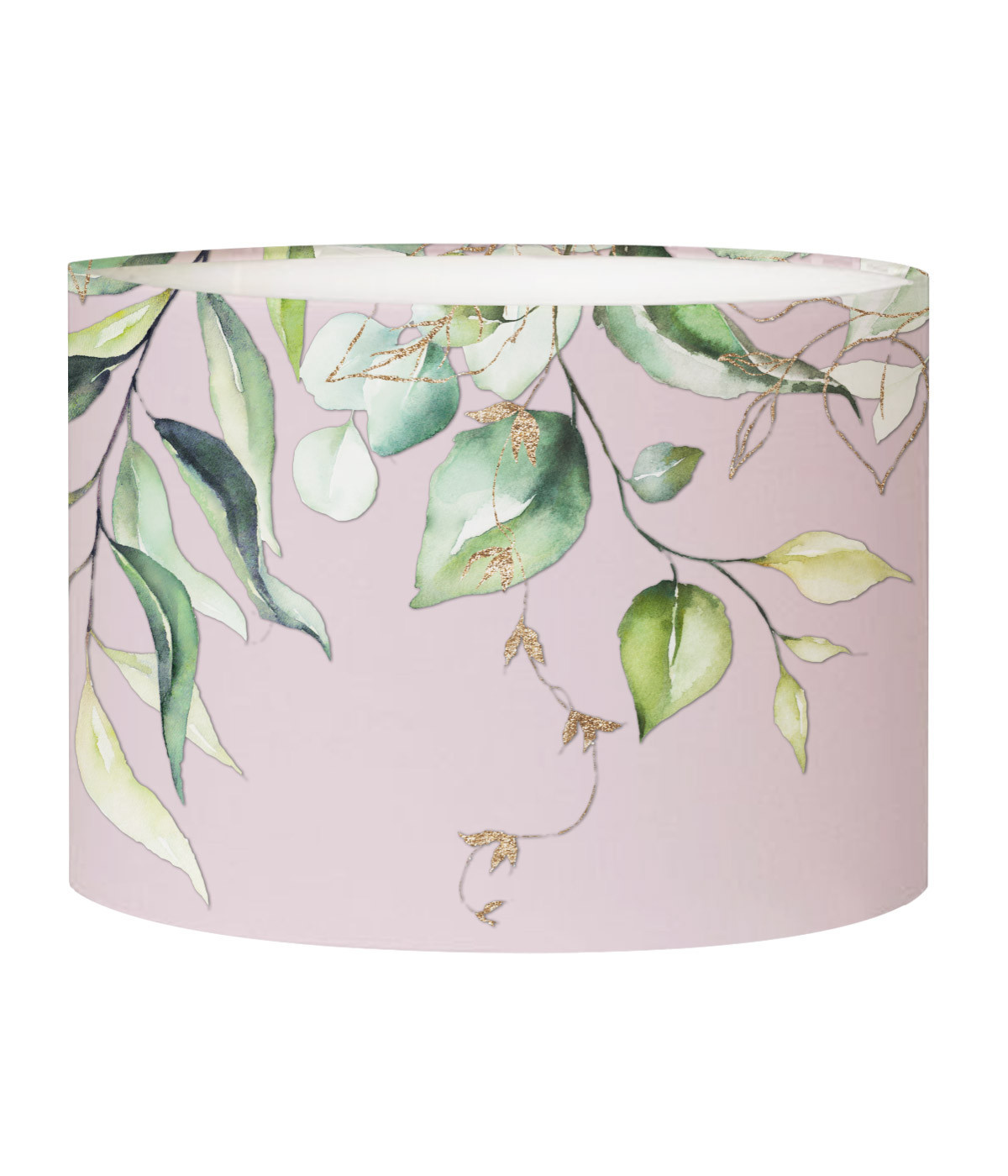 Abat-jour chevet Branche Rose Poudré D 25 x H 20 Abat-jour chevet Branche Rose Poudré D 25 x H 20