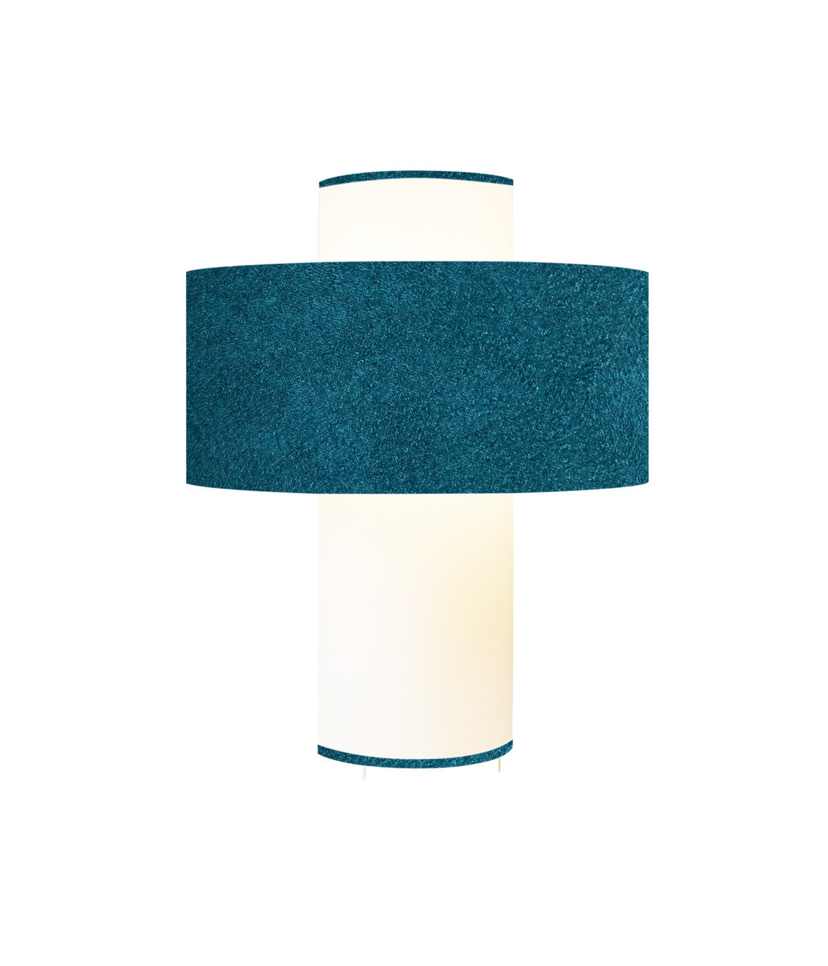 Lampe bleu doux D 35 cm Lampe bleu doux D 35 cm