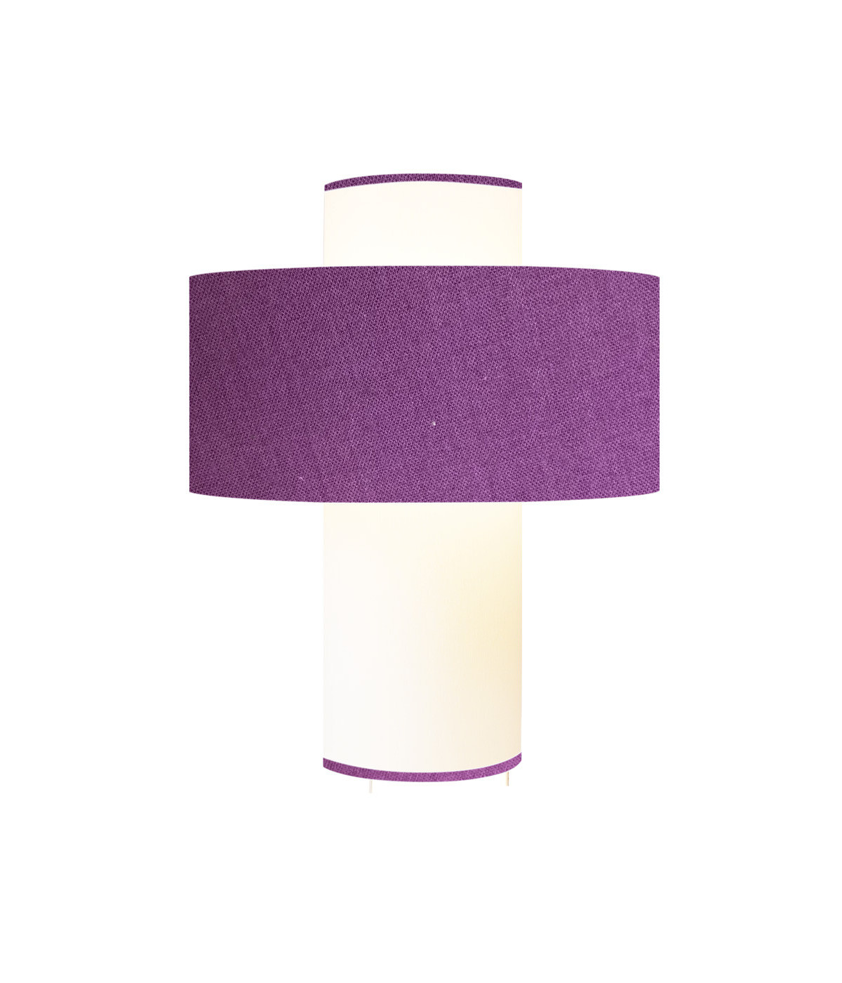 Lámpara emilio púrpura D 35 cm