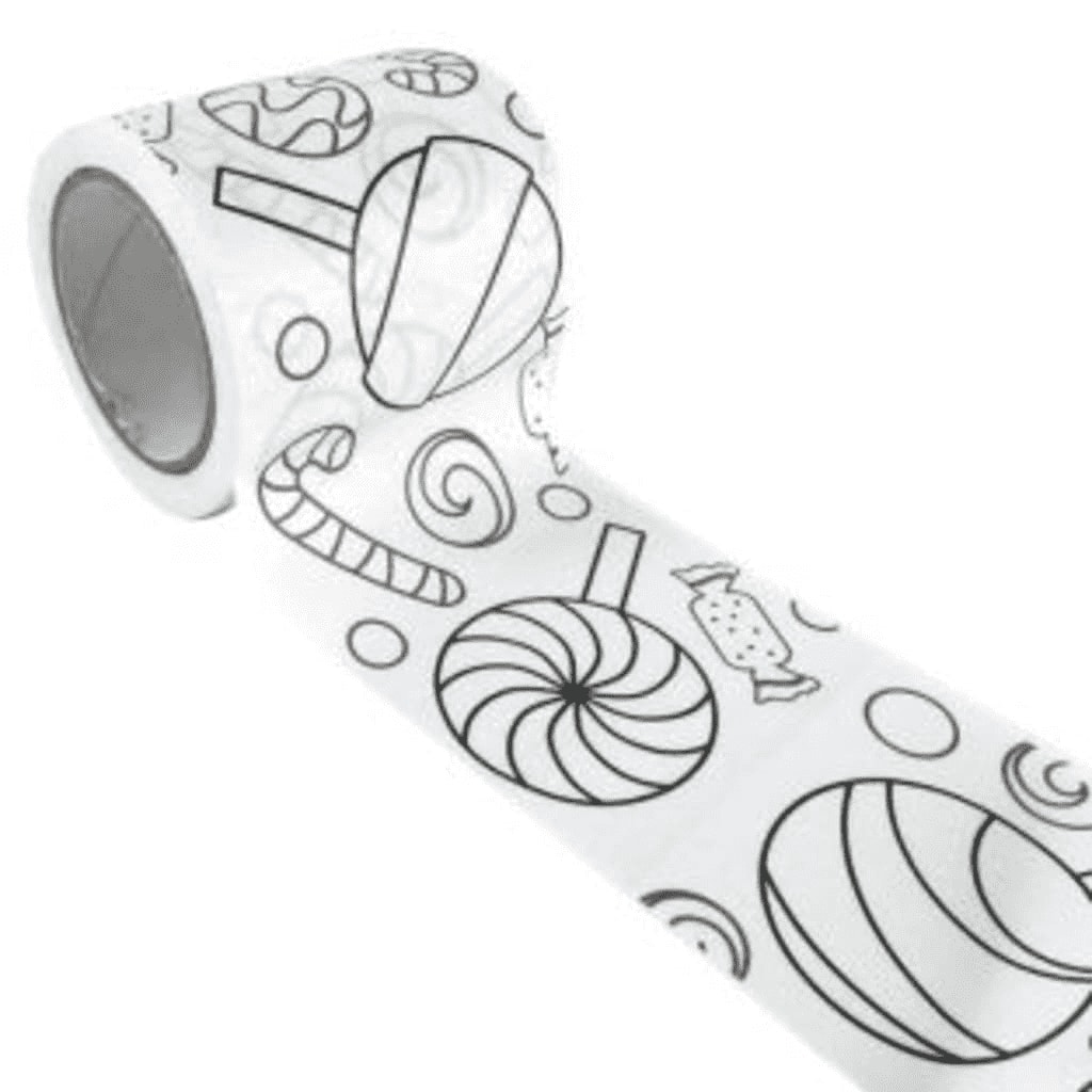 Masking tape large à colorier sucreries 4,6cmx5m Masking tape large à colorier sucreries 4,6cmx5m