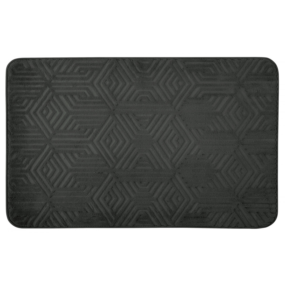 Tapis de bain fantaisie 50x80cm Anthracite Gabriel Tapis de bain fantaisie 50x80cm Anthracite Gabriel