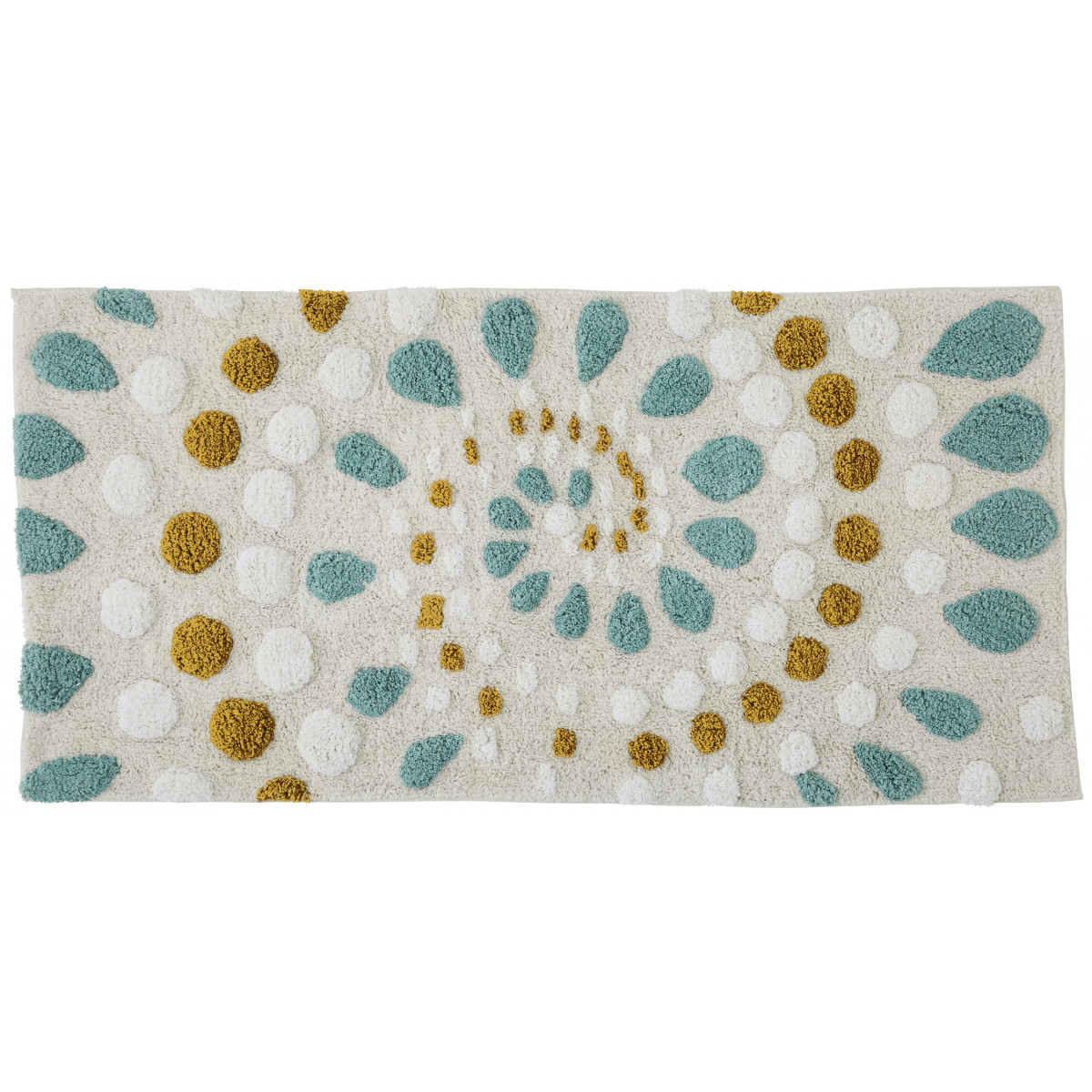 Tapis de bain fantaisie 60x120cm coton Jungle Spiro Tapis de bain fantaisie 60x120cm coton Jungle Spiro