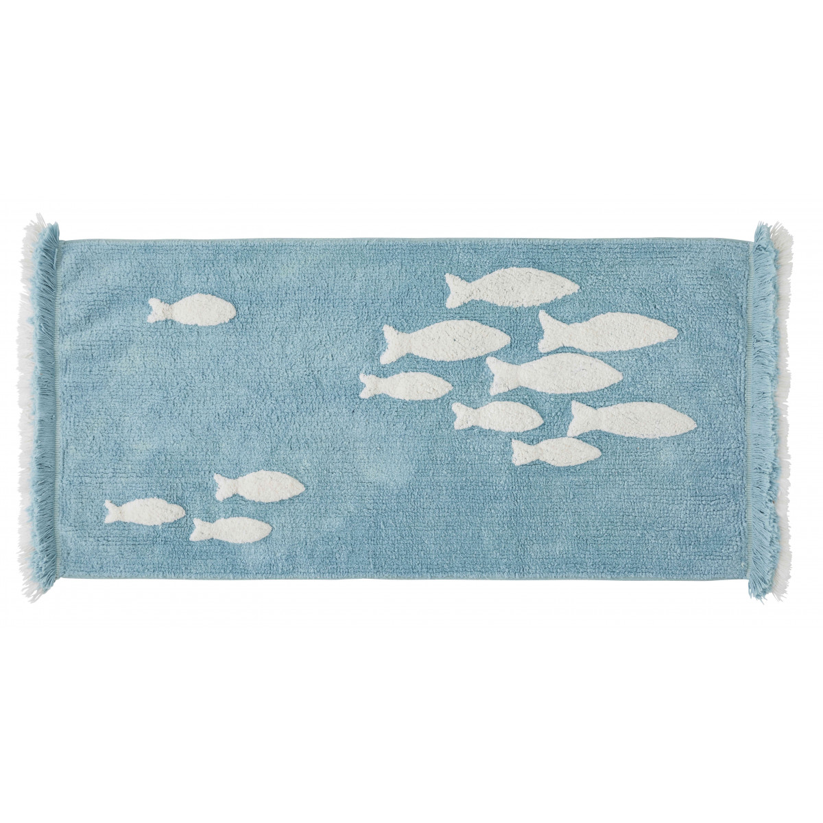 Tapis de bain 60x120cm coton Glacier Fish Tapis de bain 60x120cm coton Glacier Fish