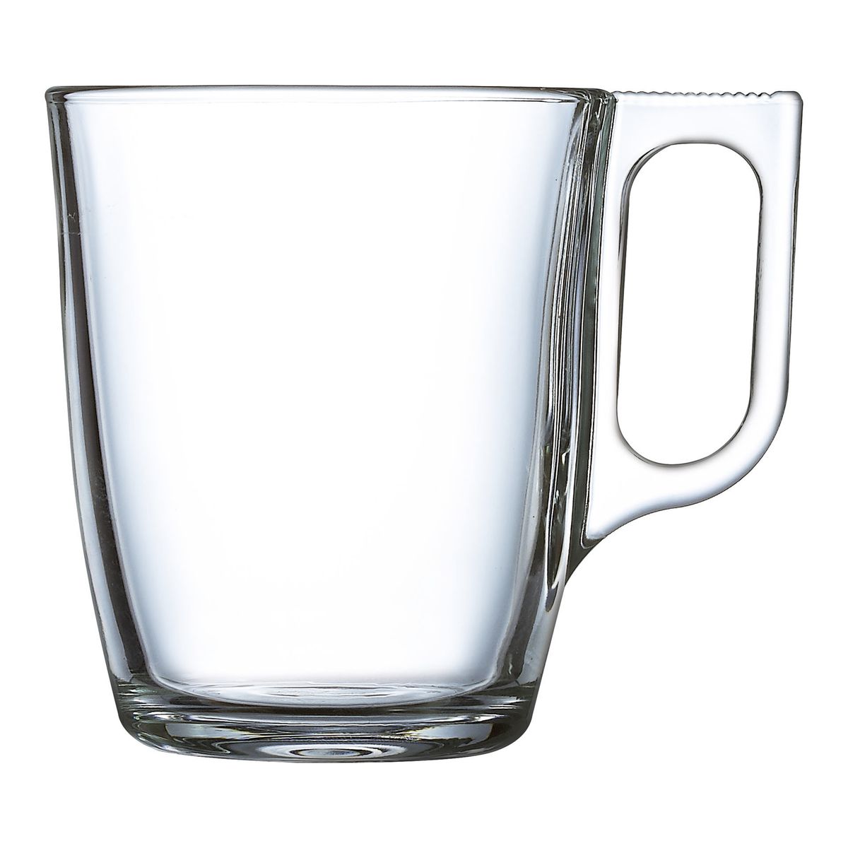 mugs verre trempé extra résistant 25cl - lot de 6
