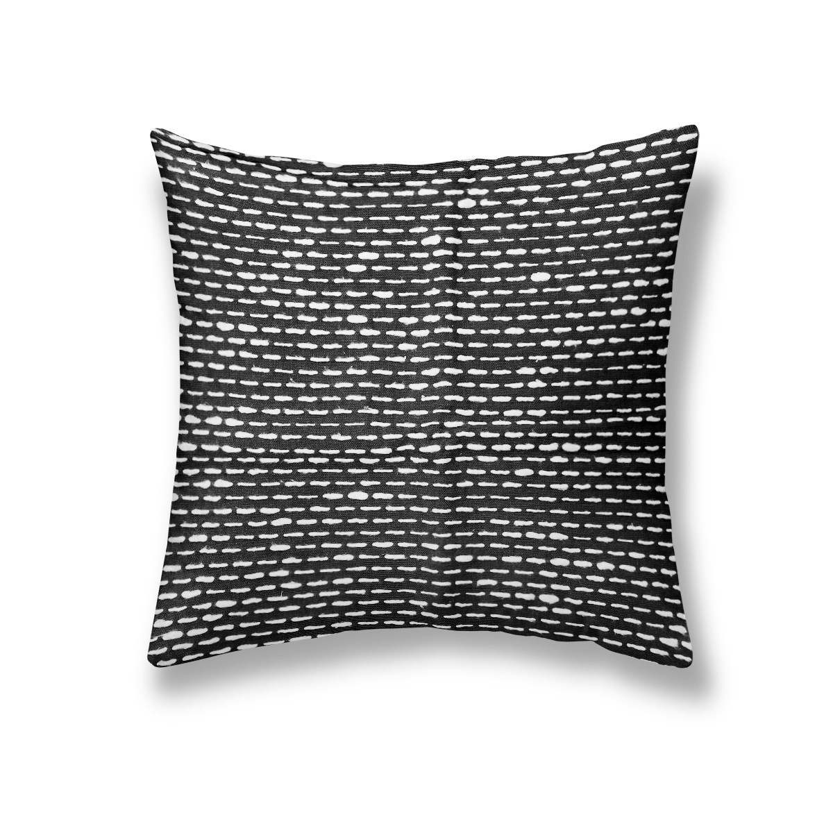 Coussin décoration chiné bicolore en Coton Gris 40x40 cm Coussin décoration chiné bicolore en Coton Gris 40x40 cm