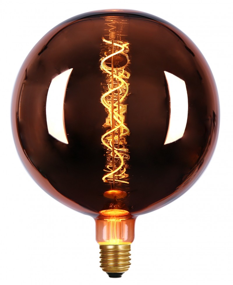 Ampoule Led géante en verre cuivré Ampoule Led géante en verre cuivré