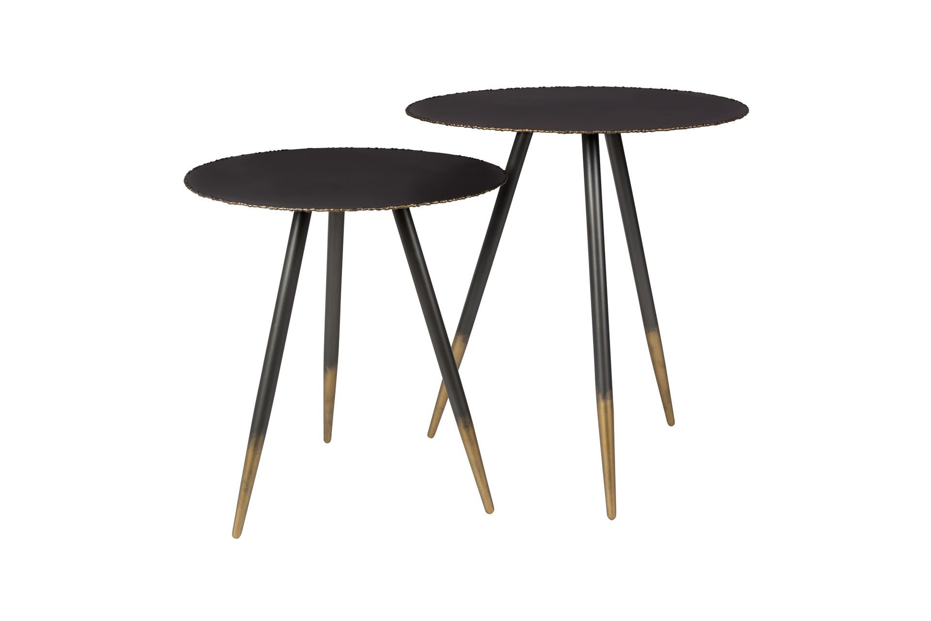 2 tables basses en métal 2 tables basses en métal